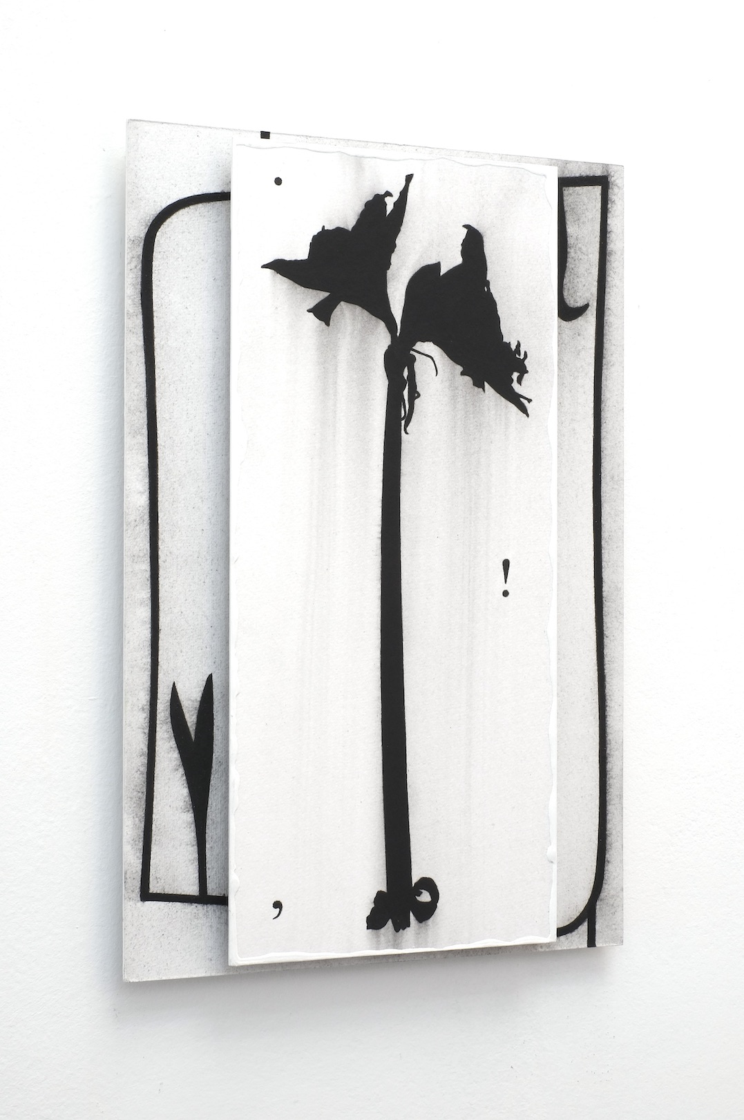 ‘How it starts and ends?’, 2022, acrylic on paper/aluminium, 30 x 20 cm