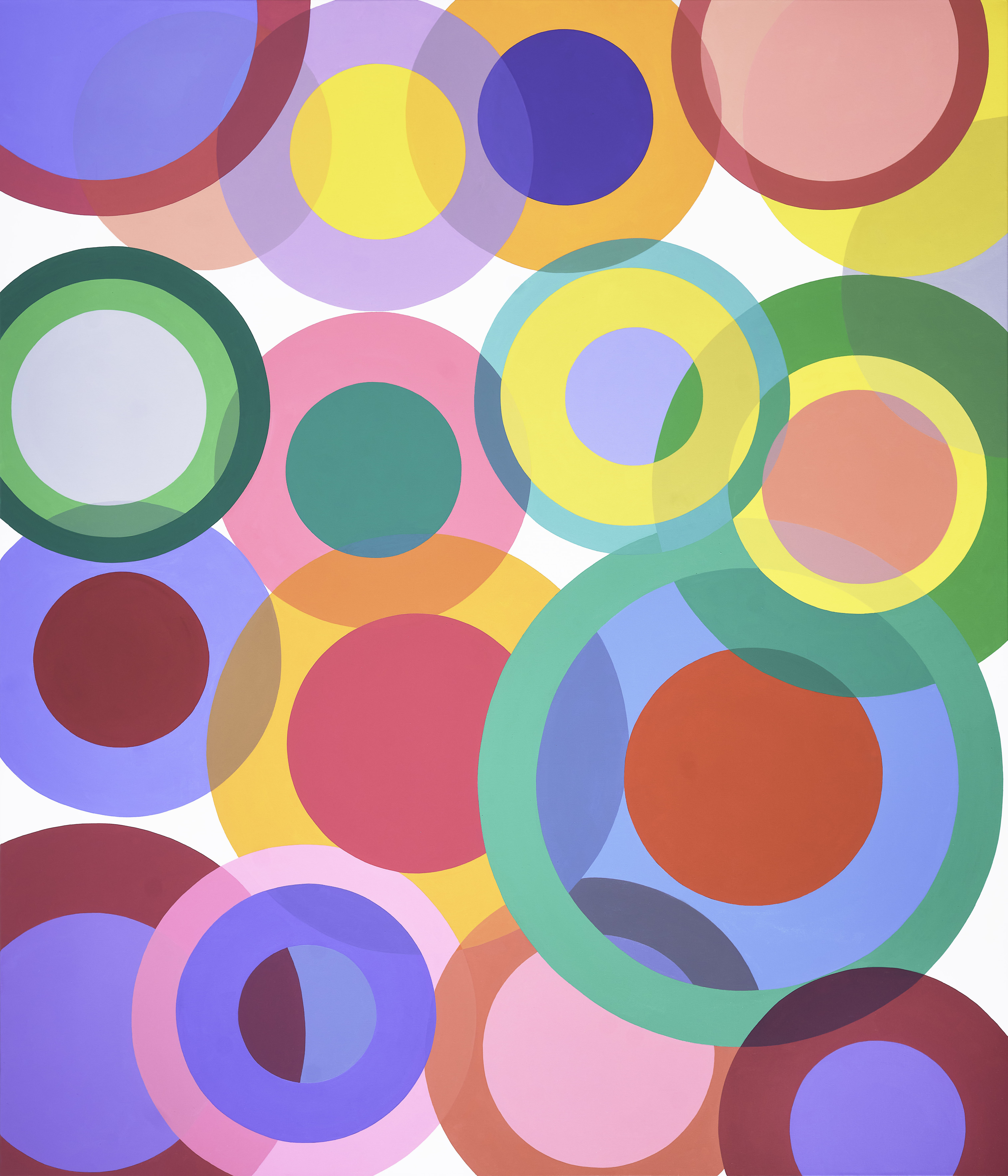 Sin título, 2020. Acrílico sobre tela, 225 x 193 cm.