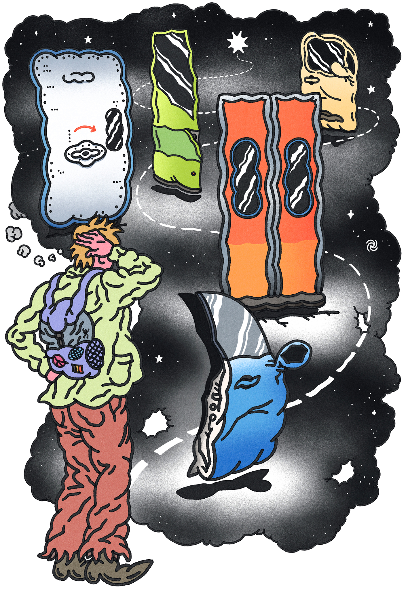 De Morgen - about hitchhiking