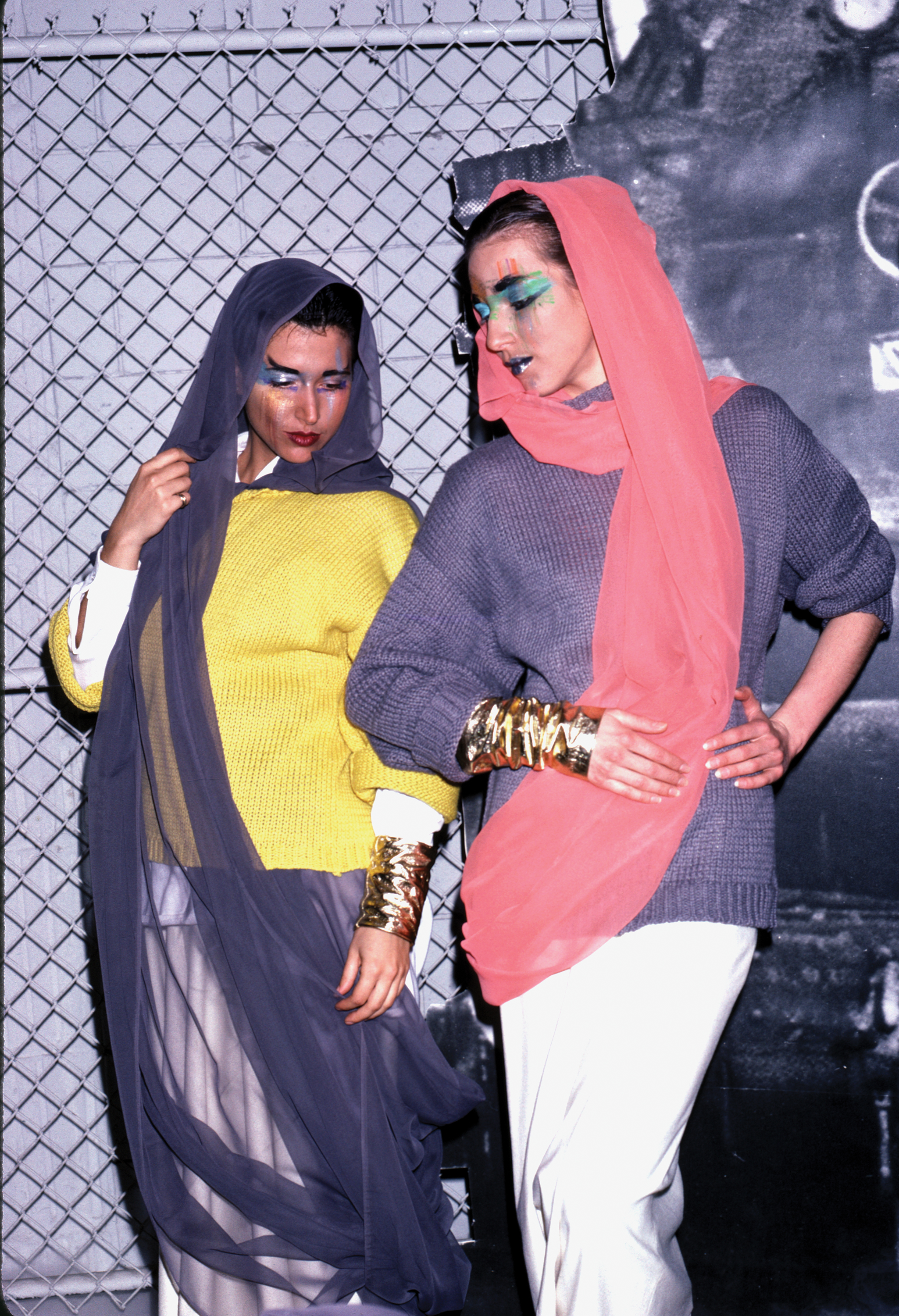 Willi Smith for WilliWear, Fall 1985 Presentation, Photographed by Peter Gould, 1985