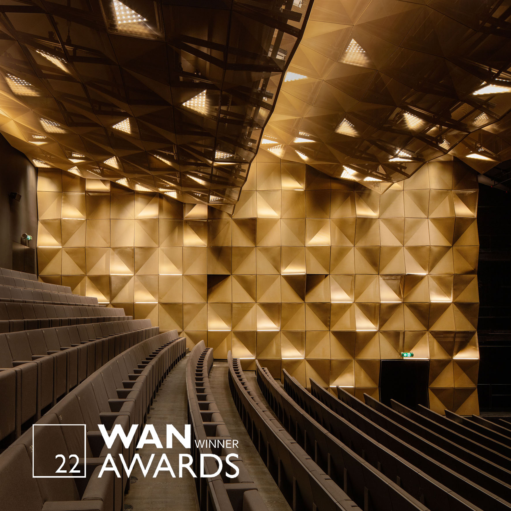 16/11/2022 - PRIX Le théâtre de la Nouvelle Comédie de Genève remporte le Prix Gold dans la catégorie Civic-The Arts des WAN Awards 2022