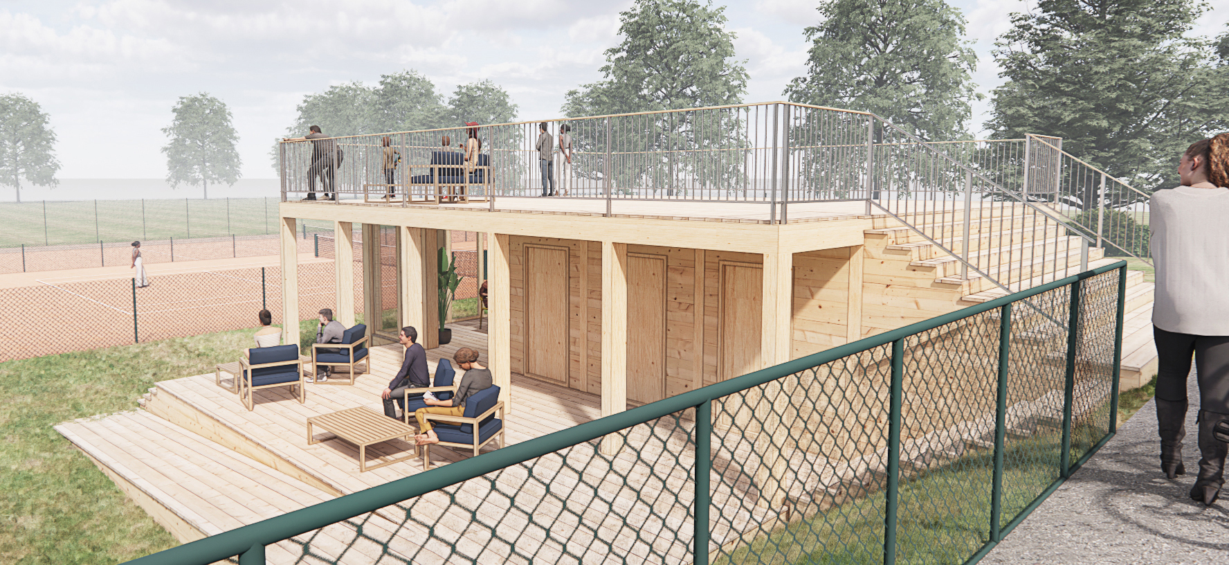 Idéförslag för Särö Lawn Tennis Klubbs nya klubbhus