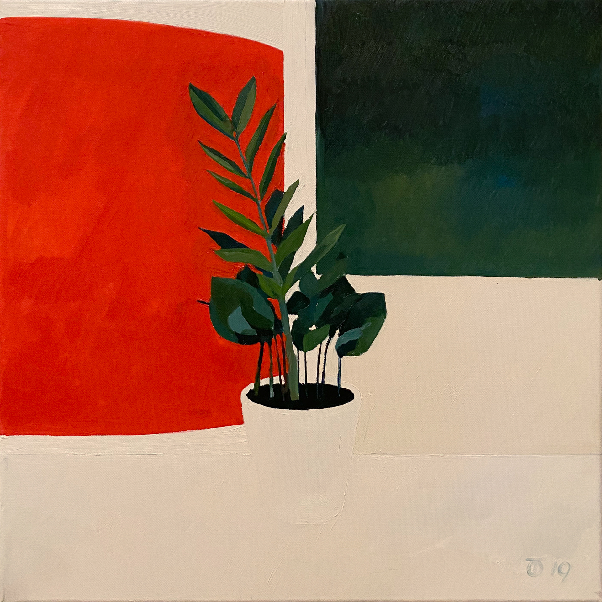Moved in 2019 Oil on canvas 20"x20" | 50x50