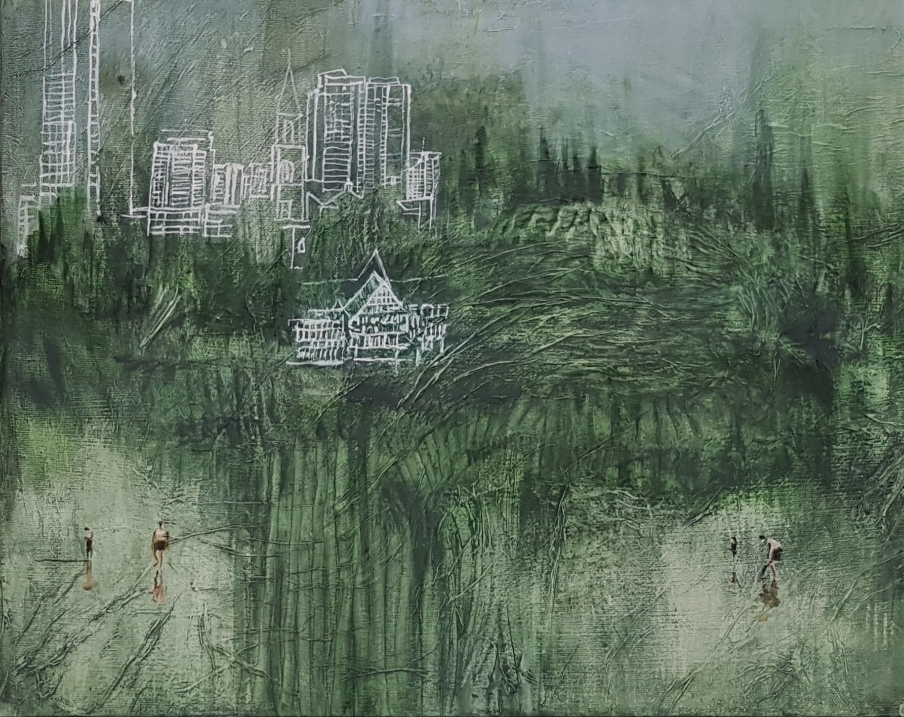 Changing landscapes, 70 x 50