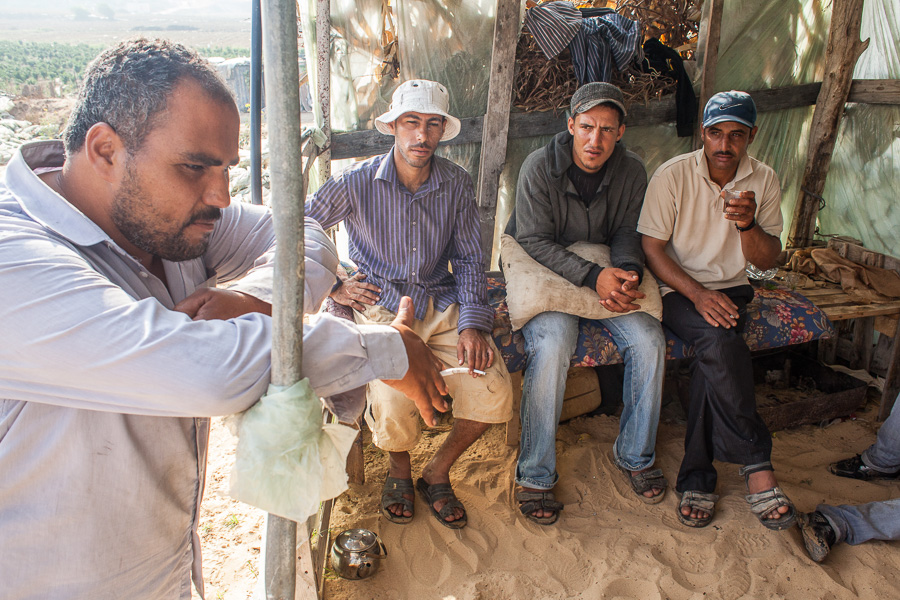 A la fra&icirc;che, avant le d&eacute;but du travail
