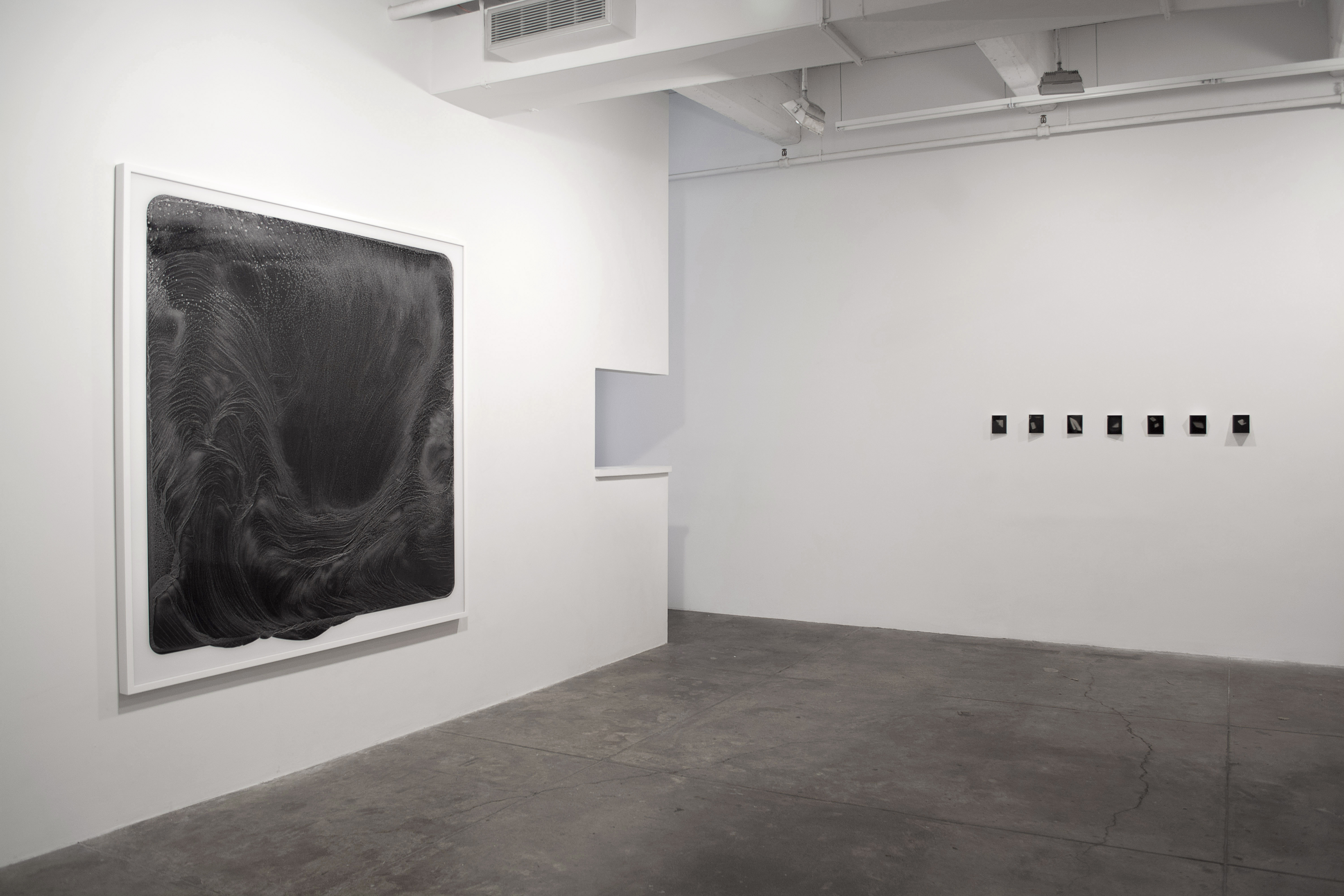 The Year I Make Contact, Installation View, Mordancage 3, 72 x72"