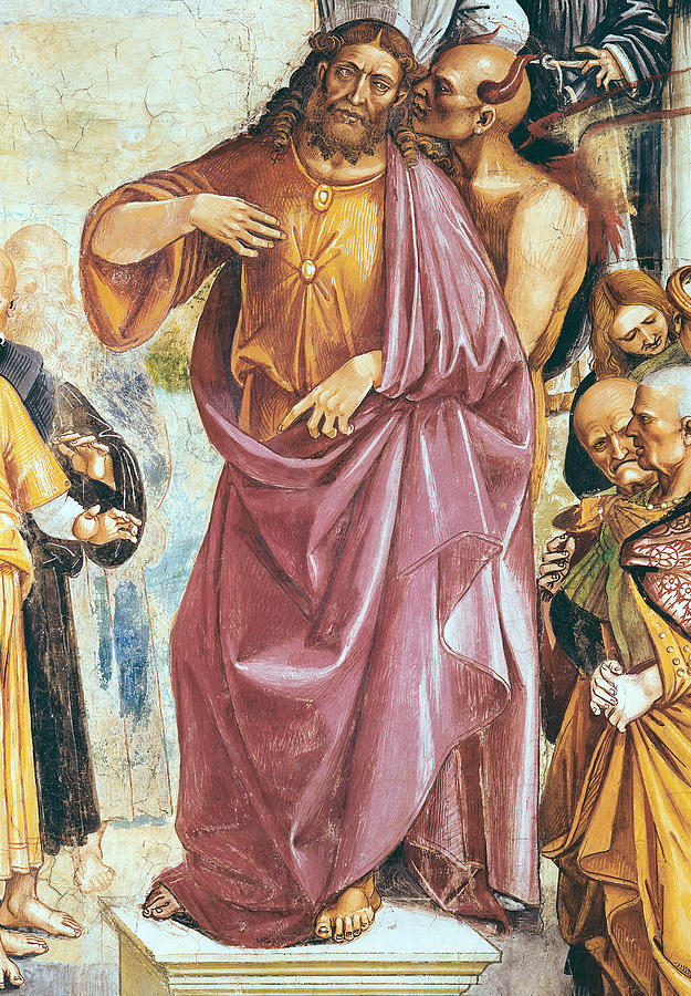Luca Signorelli, The Preaching of the Antichrist, Fresco, 1500–1504