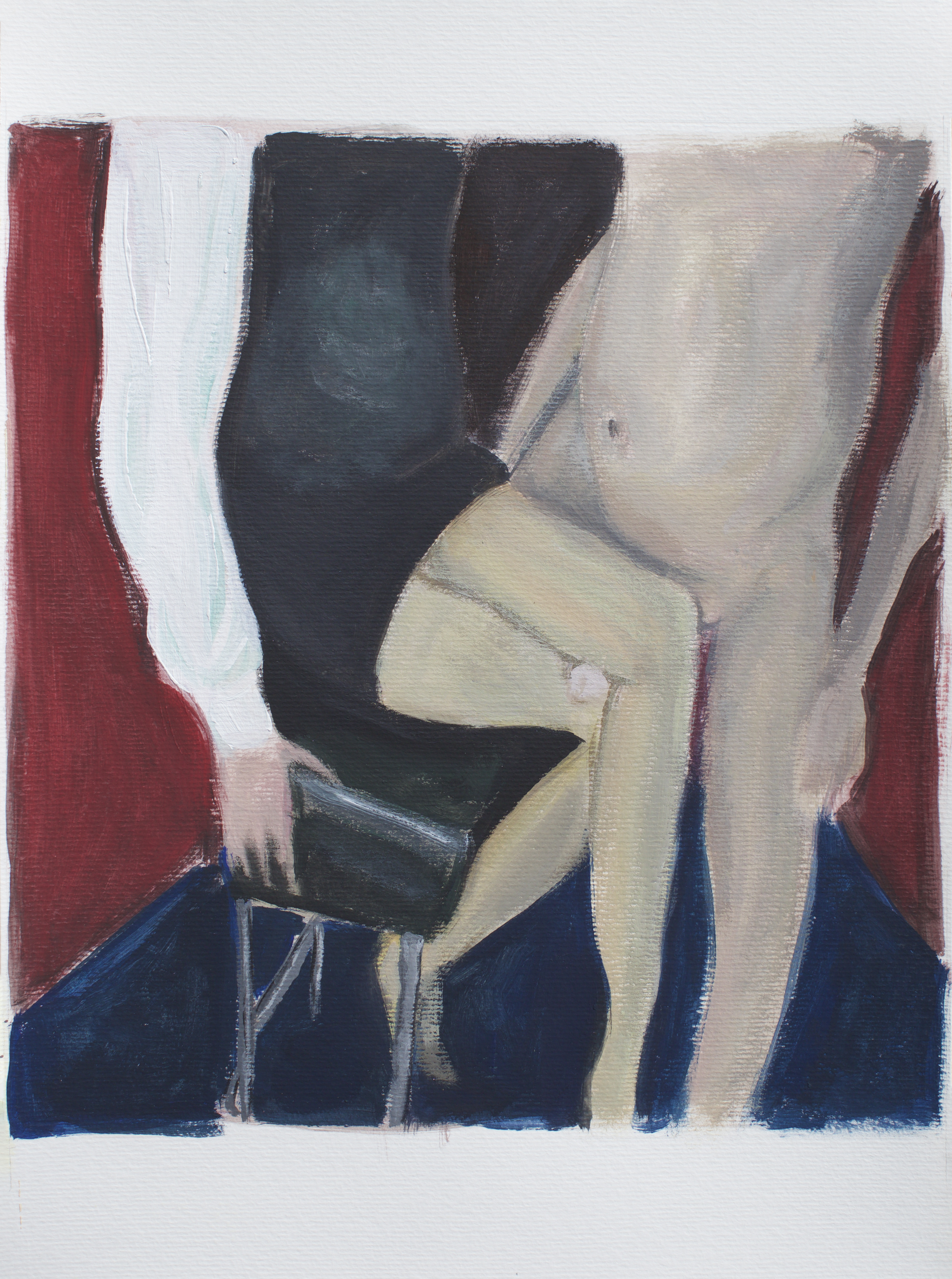 Fetish, Acrylic on paper, A3, 2021