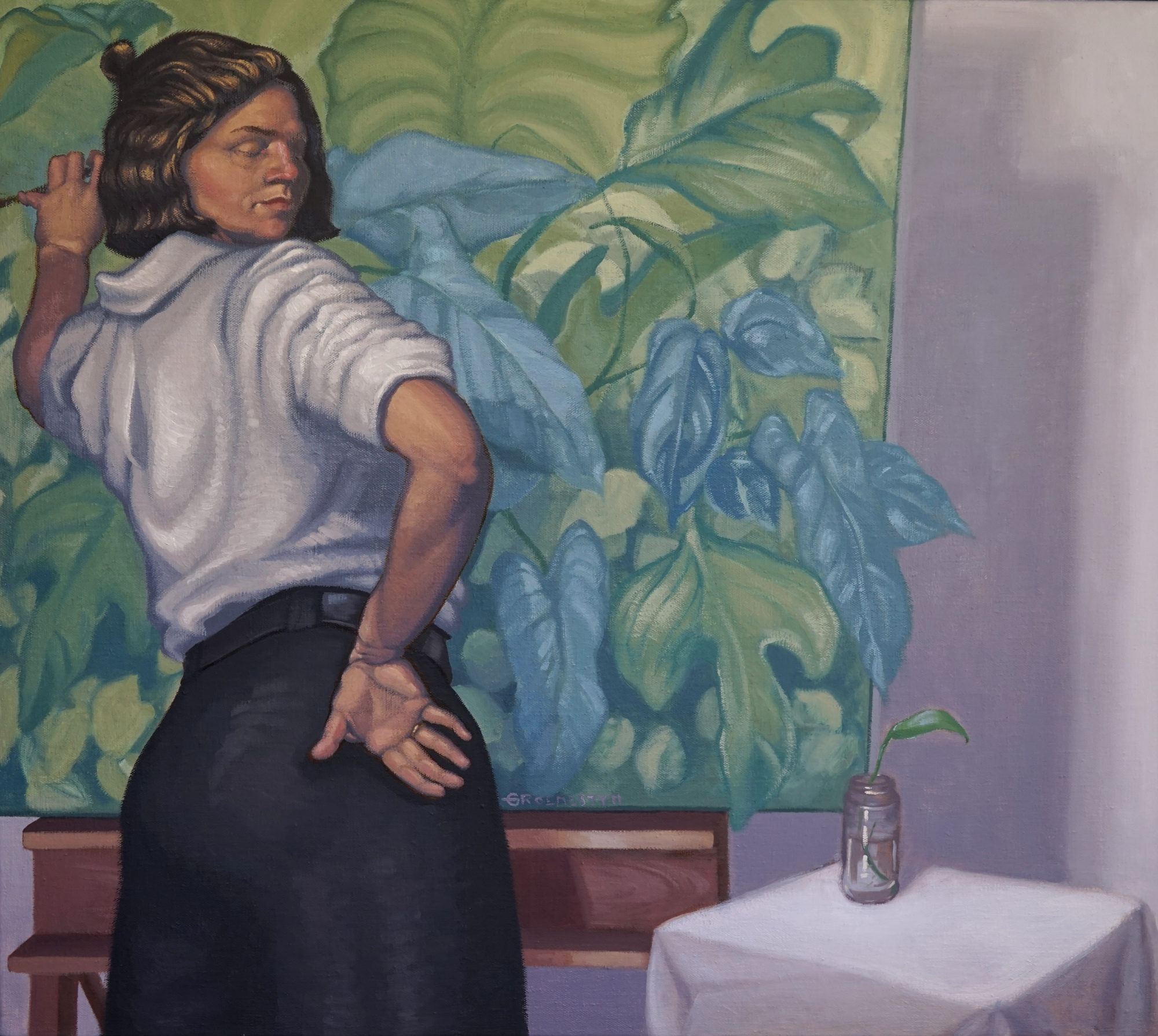 LA CLAIRVOYANCE. HIGHLY COMMENDED / CLAYTON UTZ AWARD 2024. OIL / öL. 900X1020.