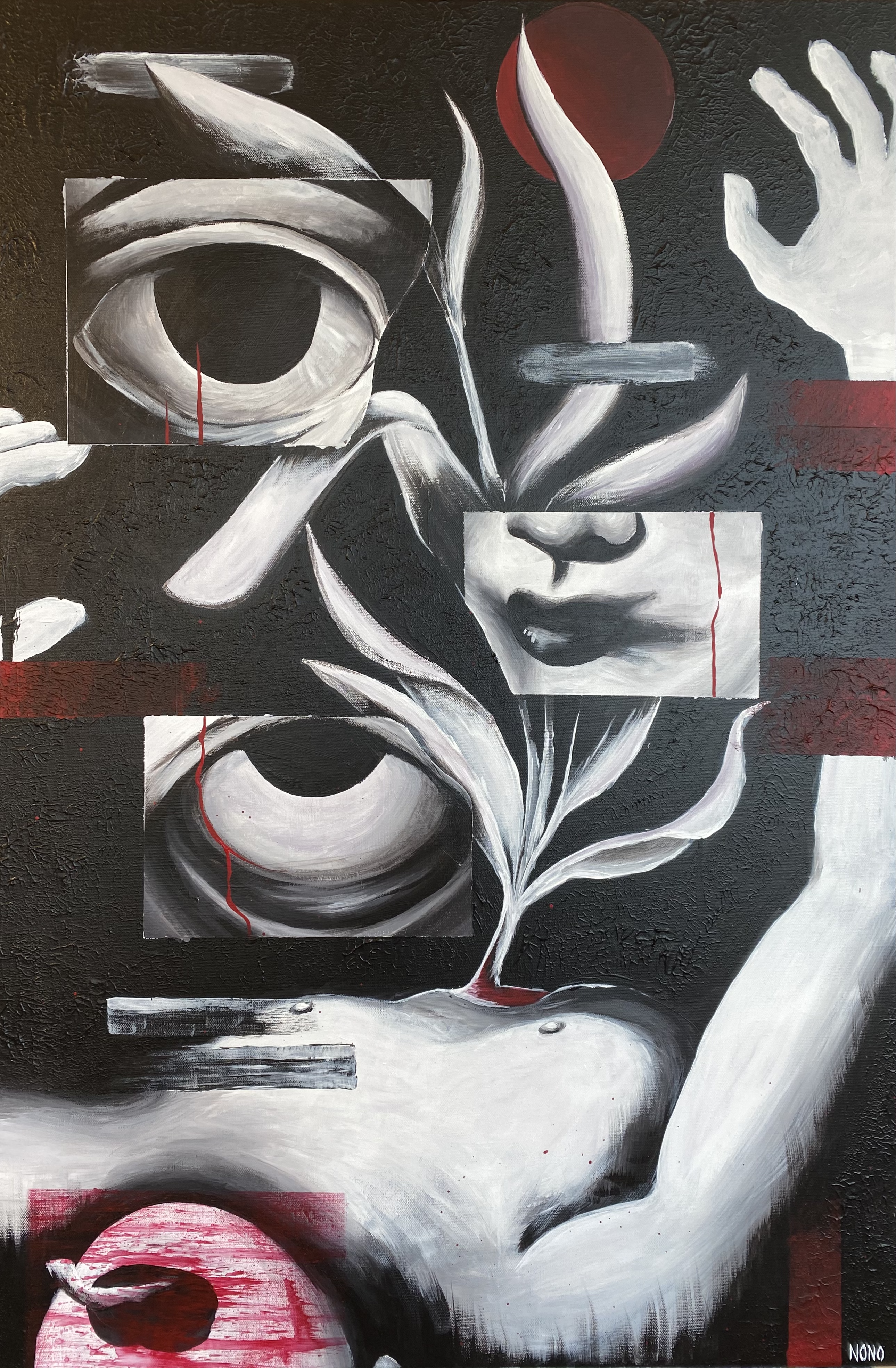 interiority, 2022, (acrylic)