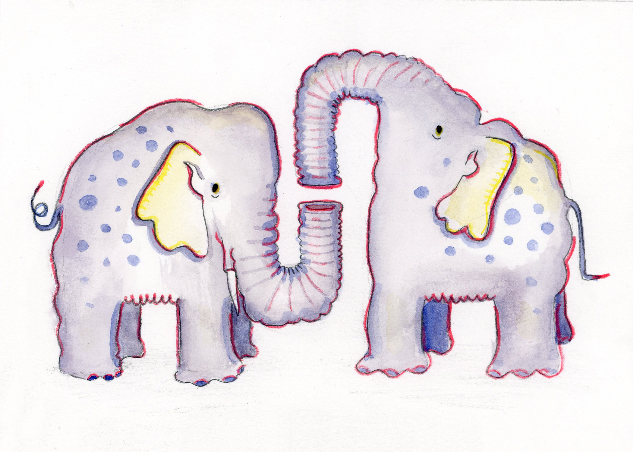 elephant elephant 2024 watercolor
