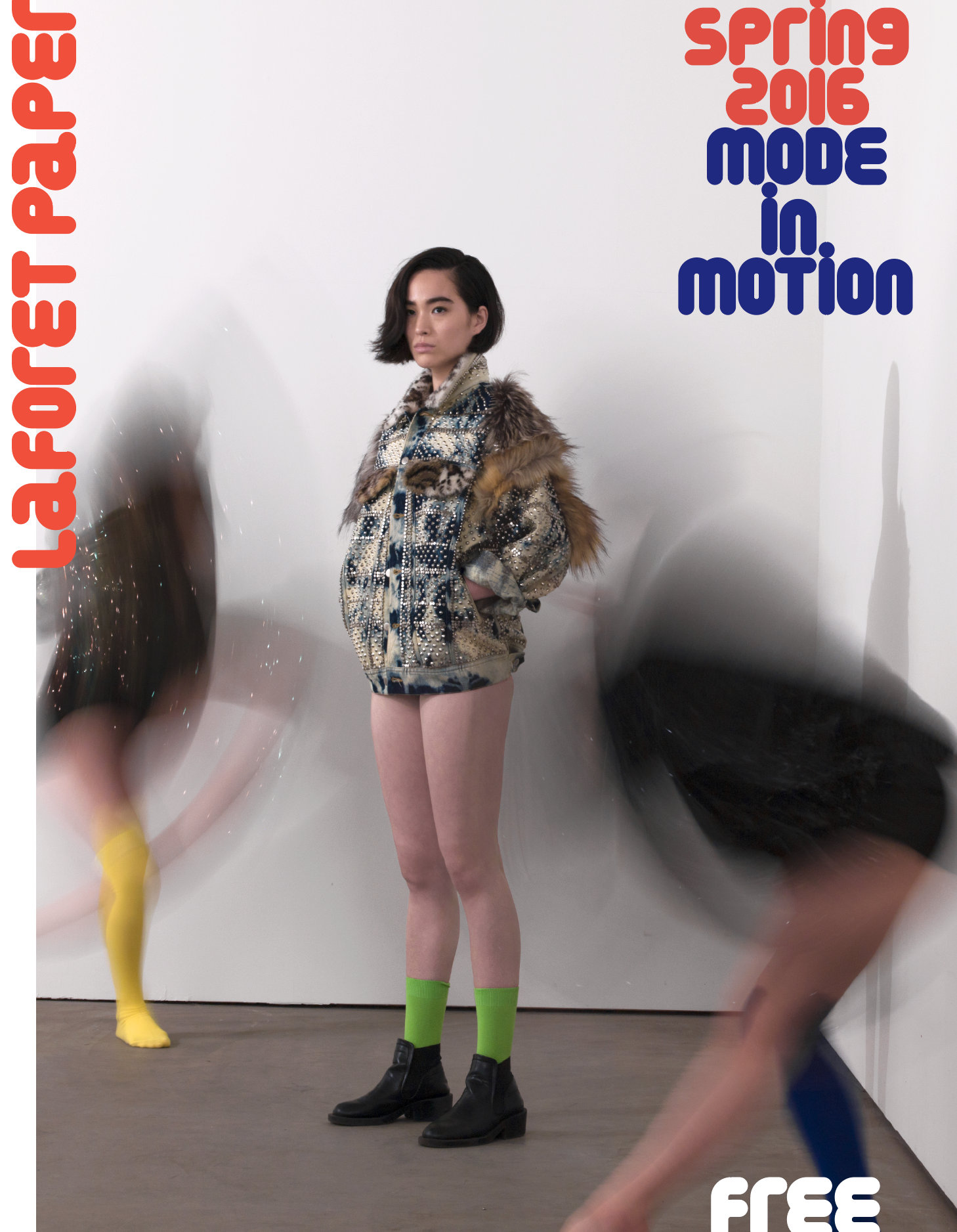 Exploring the concept of "MODE IN MOTION," the LAFORET PAPER / SPRING is a curated guide to the current state of Tokyo fashion. Directed by Sayumi Gunji (Numero & Vogue Girl editor) and Steve Nakamura, the publication features range of brands and interviews with leading voices such as Toshiko Nakajima (Editor-in-Chief of GINZA magazine), Yuko Araki (Model and Actress), Kyun-kun (Robotics Fashion Creator),  MIKIKO (Director and Choreographer)...