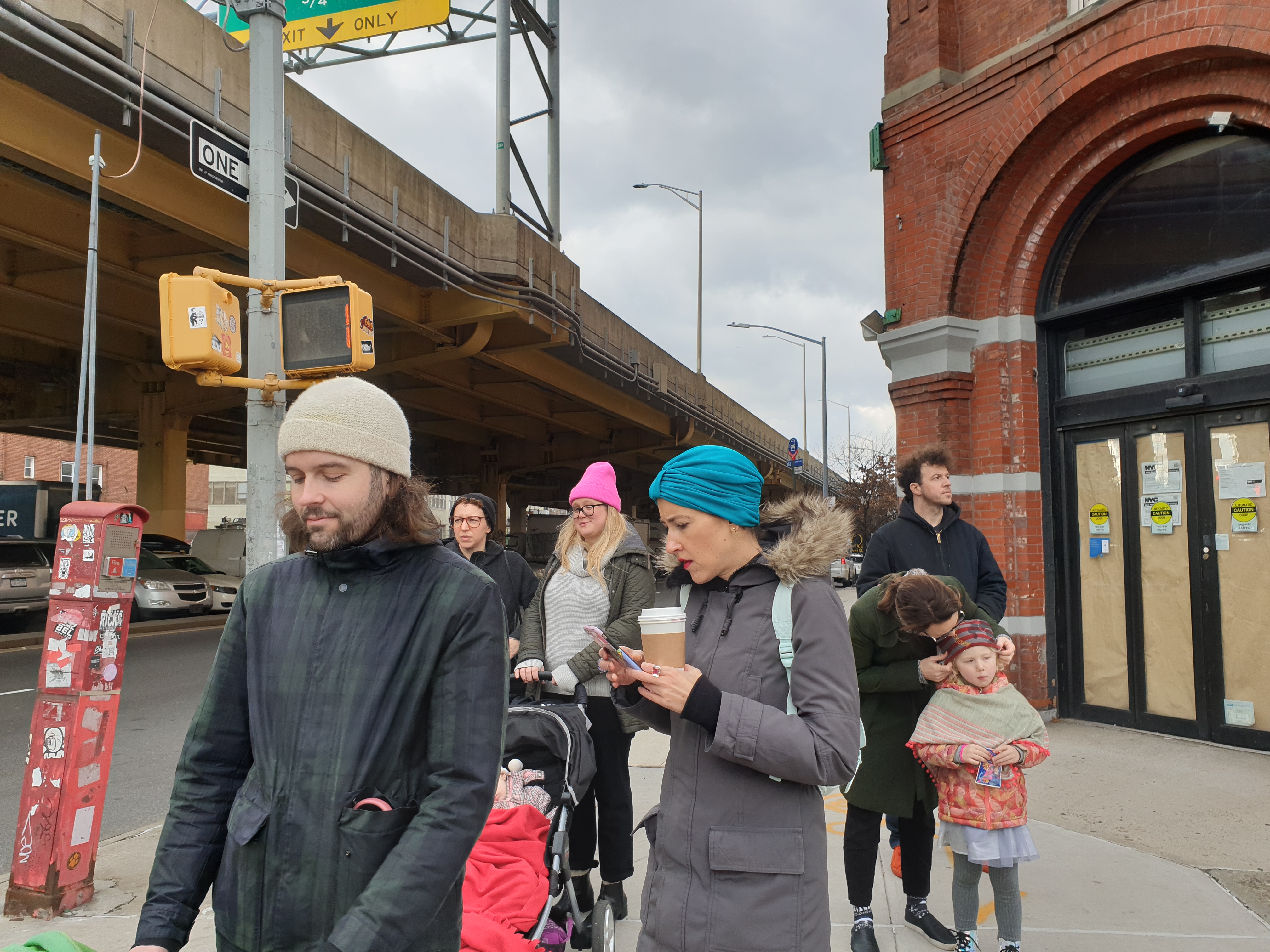Walkers in Brooklyn, NY