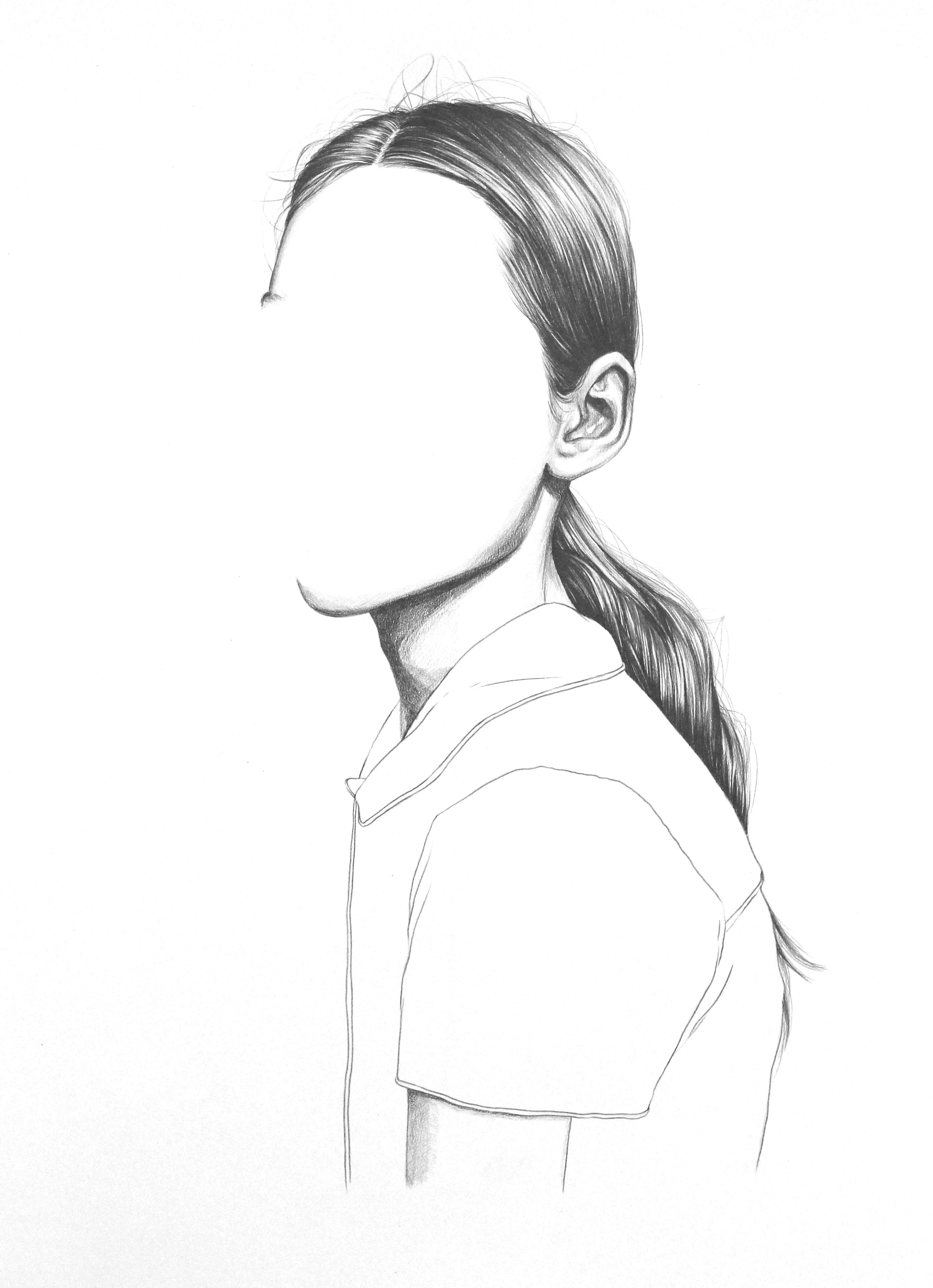 Landmarks and Features A, Graphite on Paper, 25.5 x 20", 2021