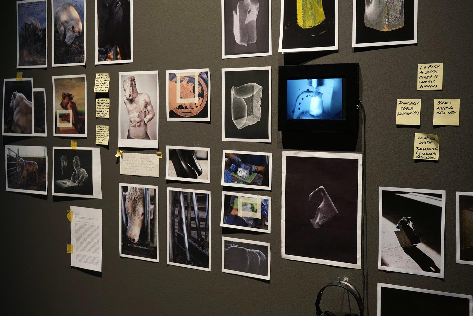 Research presentation (detail), Ujazdowski Castle Centre for Contemporary Art, Warsaw, Poland, 2025.