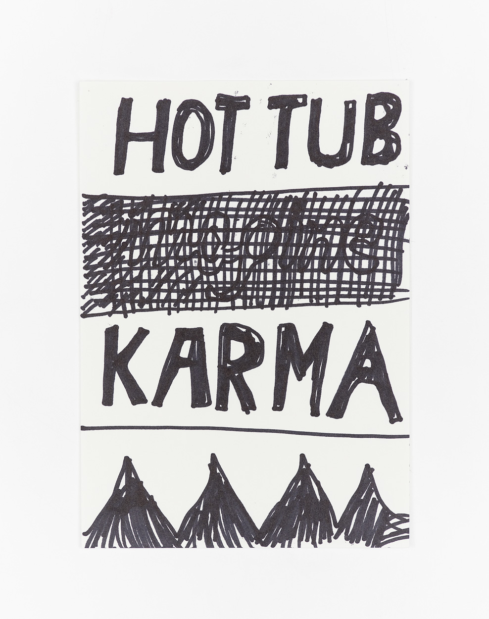 Untitled, 2020. marker on paper. 26cm x 18cm