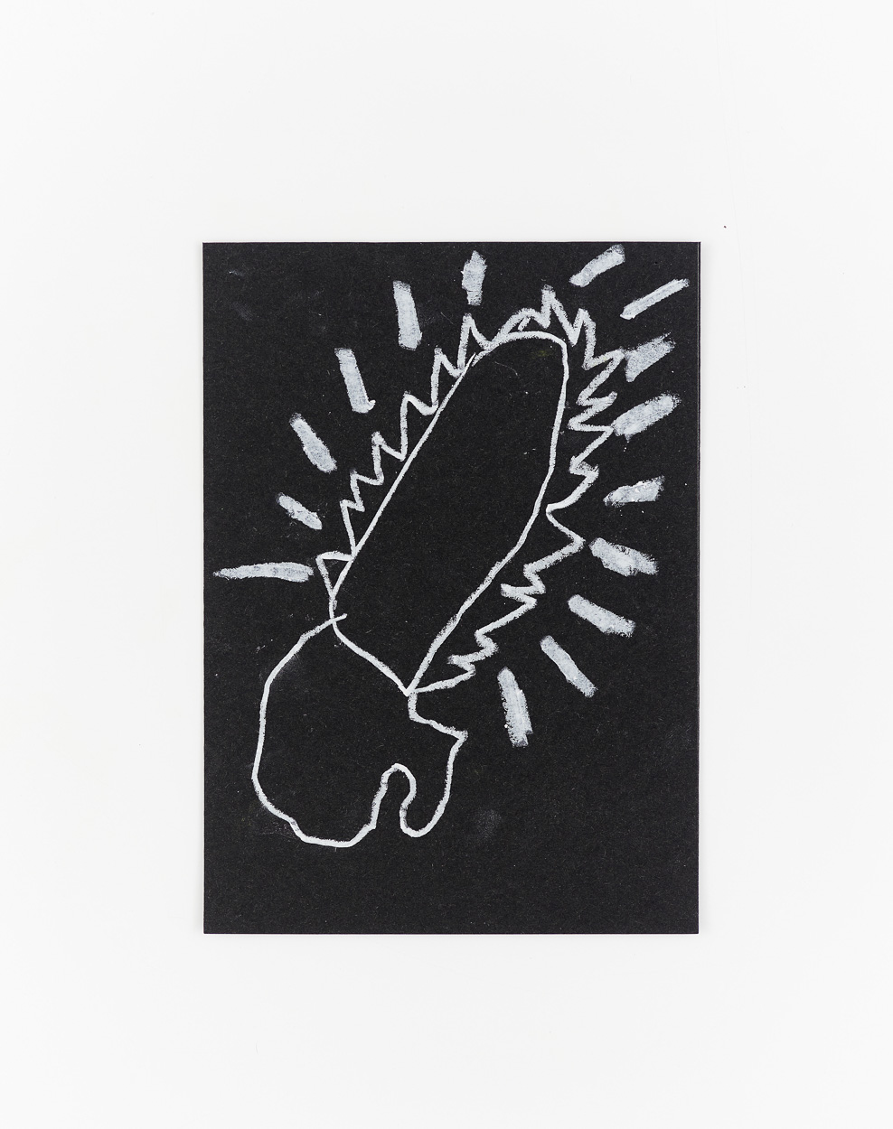 Untitled, 2020. oil pastel on paper. 21cm x 15cm