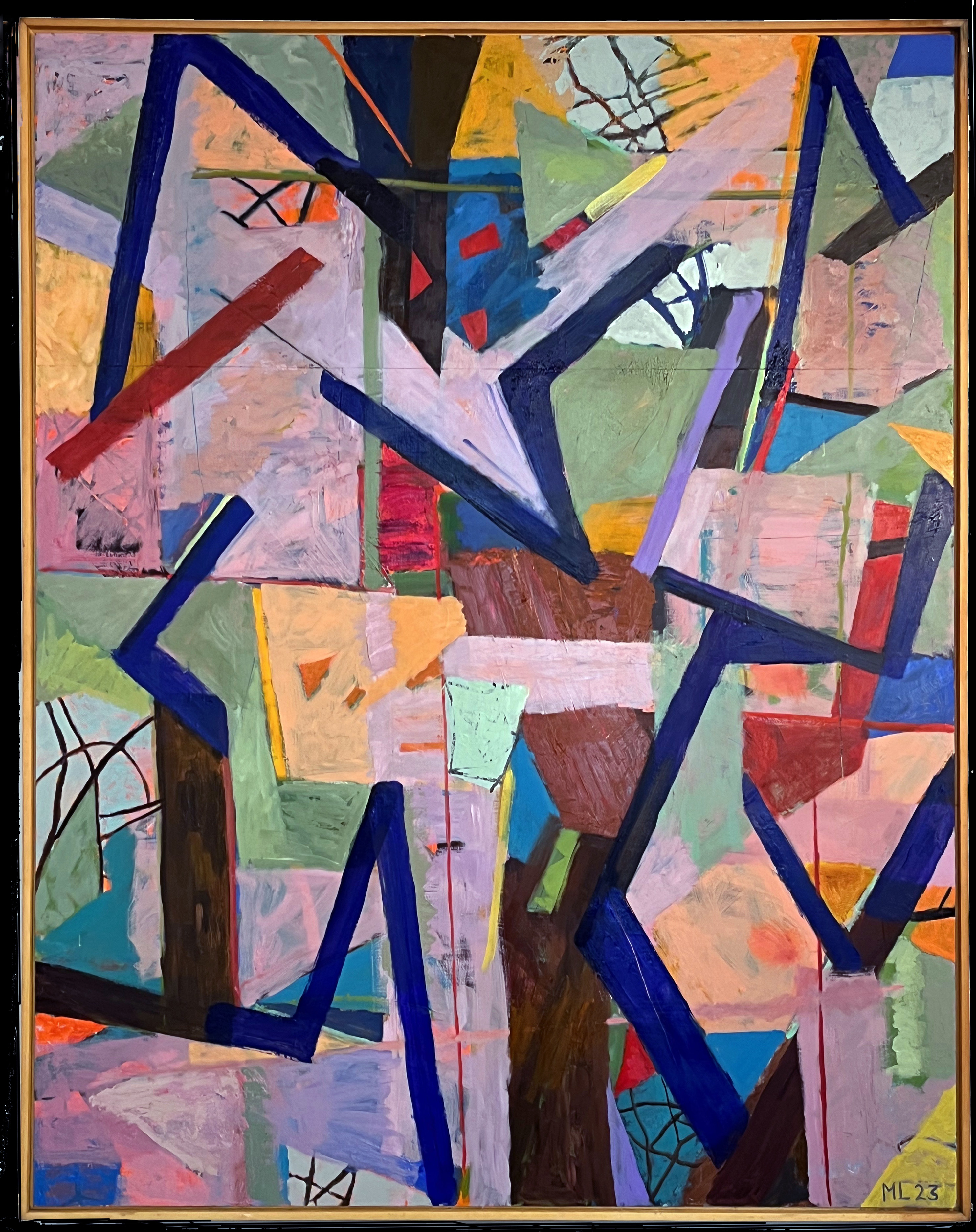 Churn. 2023. oil on panel. 67" X 52 1/2"