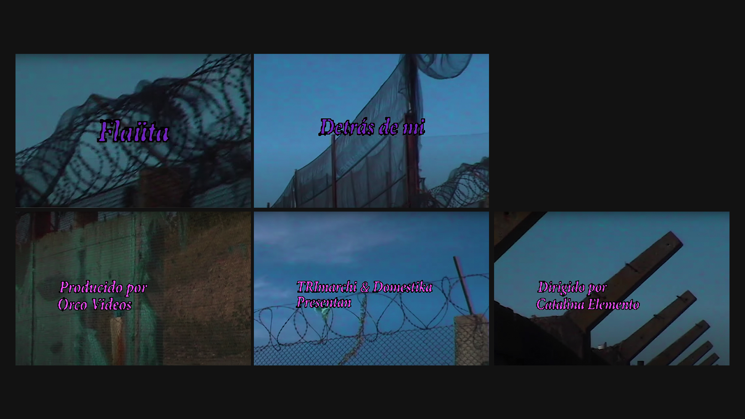 Title cards - Detrás de Mi, Flauta, 2021