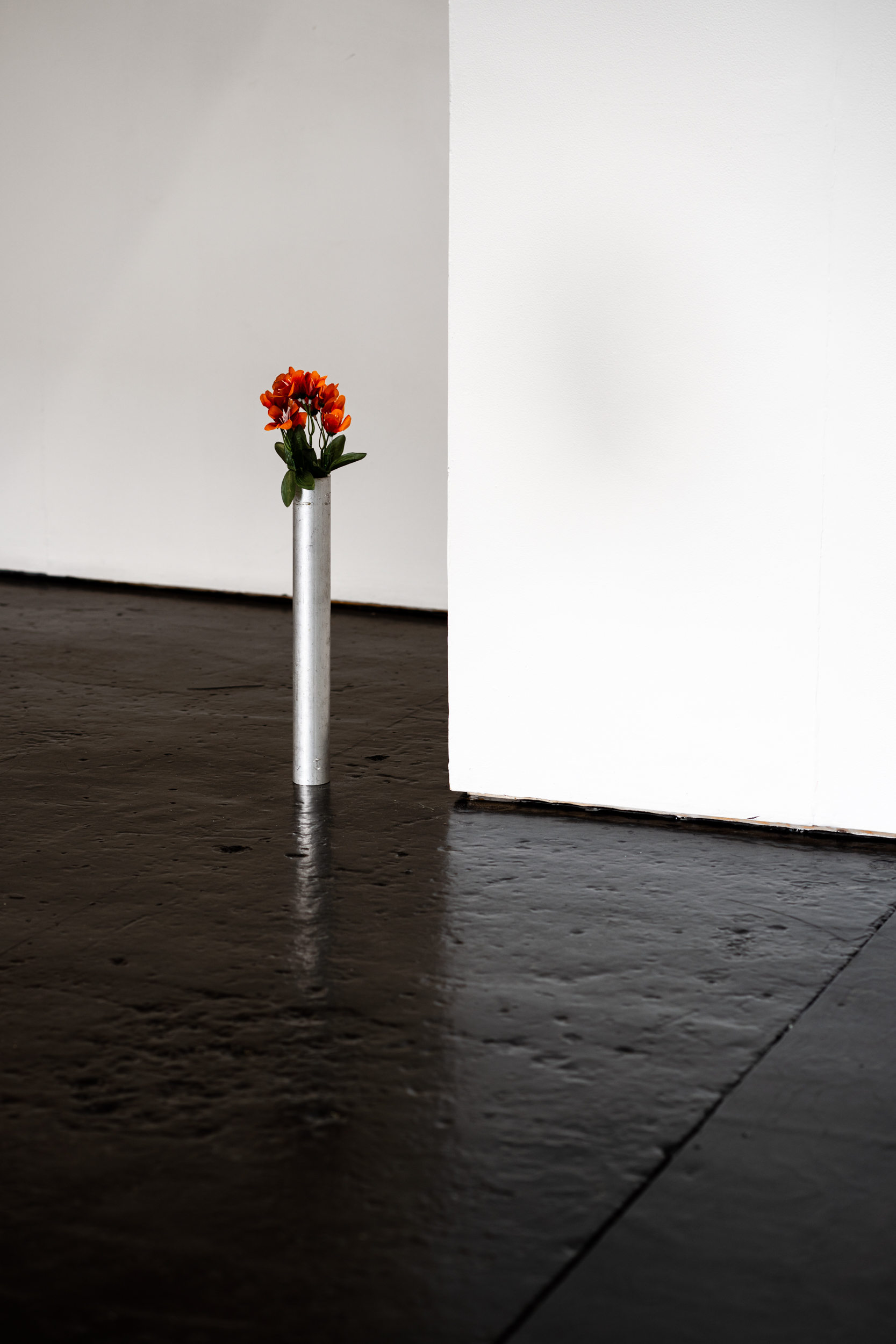 Fake flowers, aluminium pipe 2024 