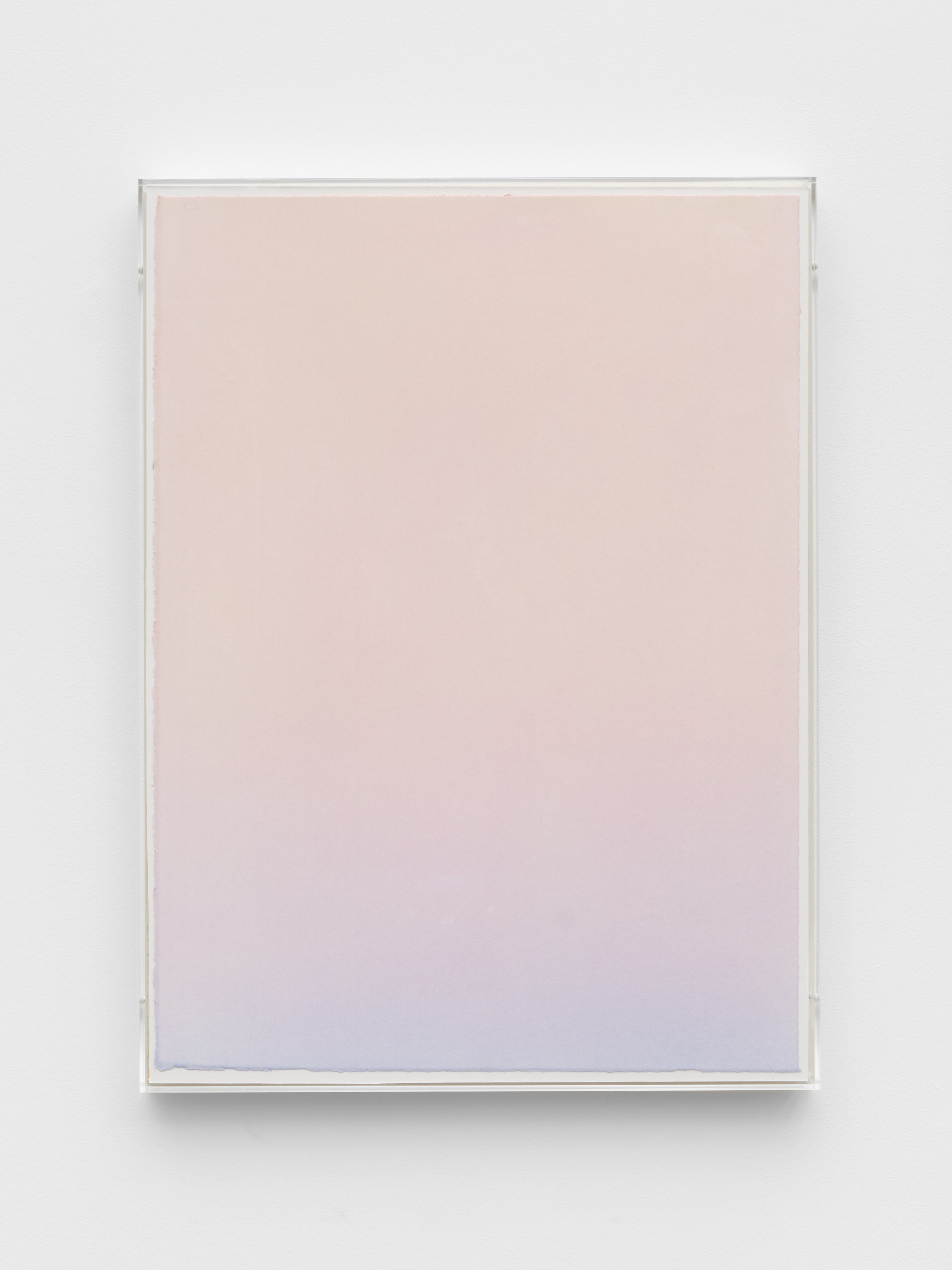 The wind picked up the dust IV, 2025 Pigment on paper mounted on acrylic tray50 x 37 cm