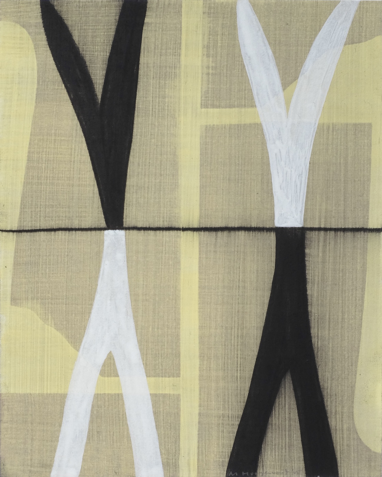 Untitled 2005, mixed media on paper, 20 x 16 cm