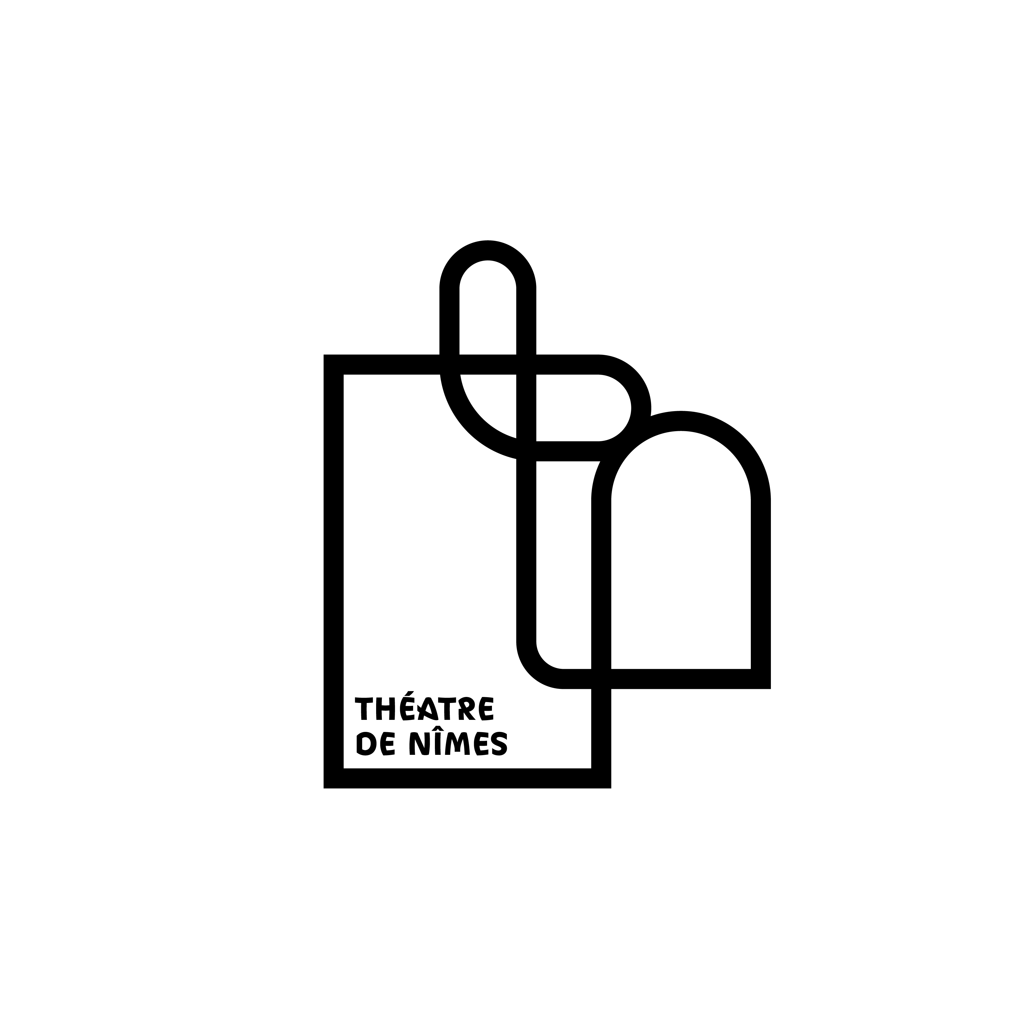 propositions de logotypes pour la nouvelle identité visuelle du théatre de Nîmes_2021_