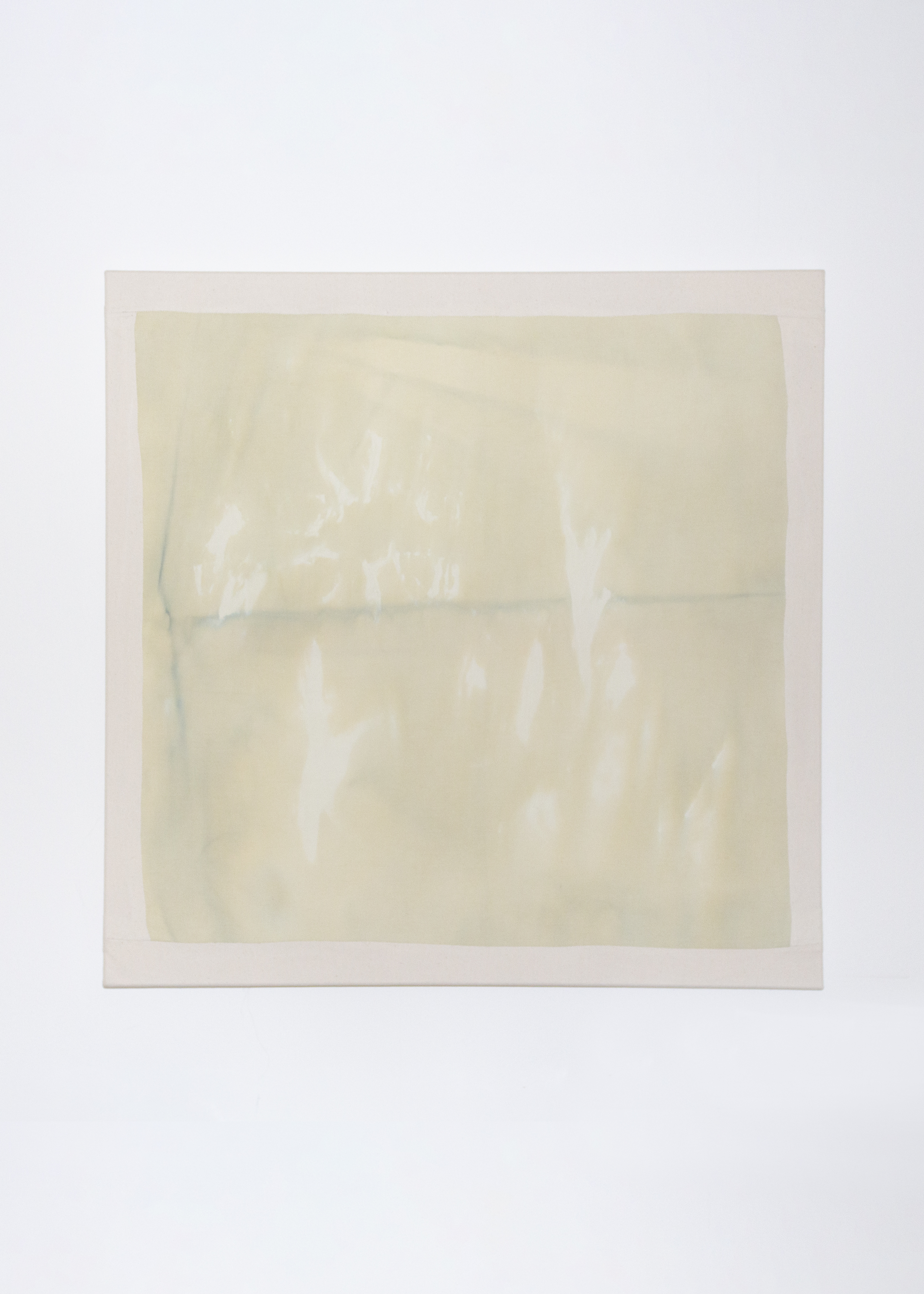 Free Like The Desert (2022) Dye and bleach on cotton textile 56x66cm