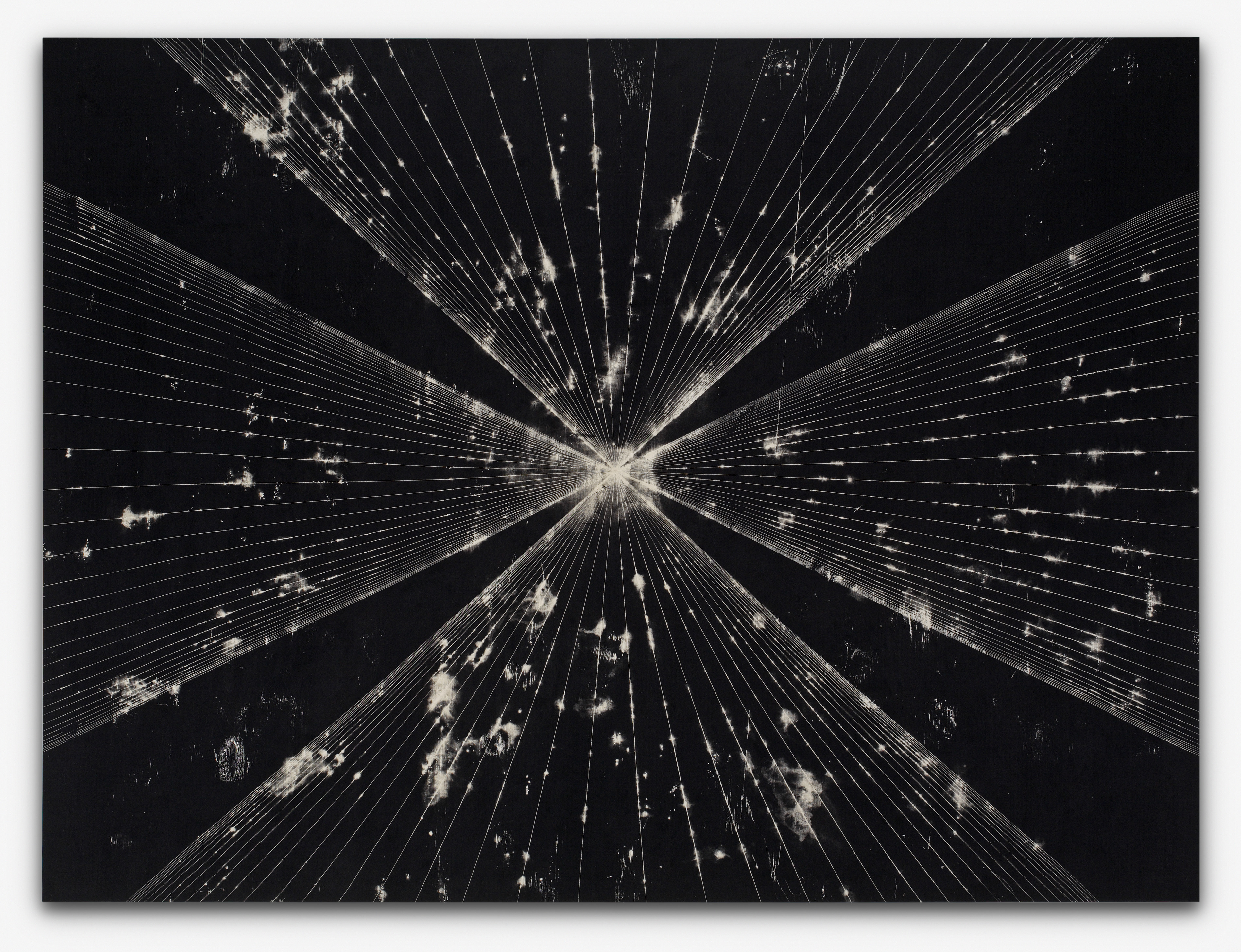 untitled, 200x266cm, wax batik on canvas,  2007