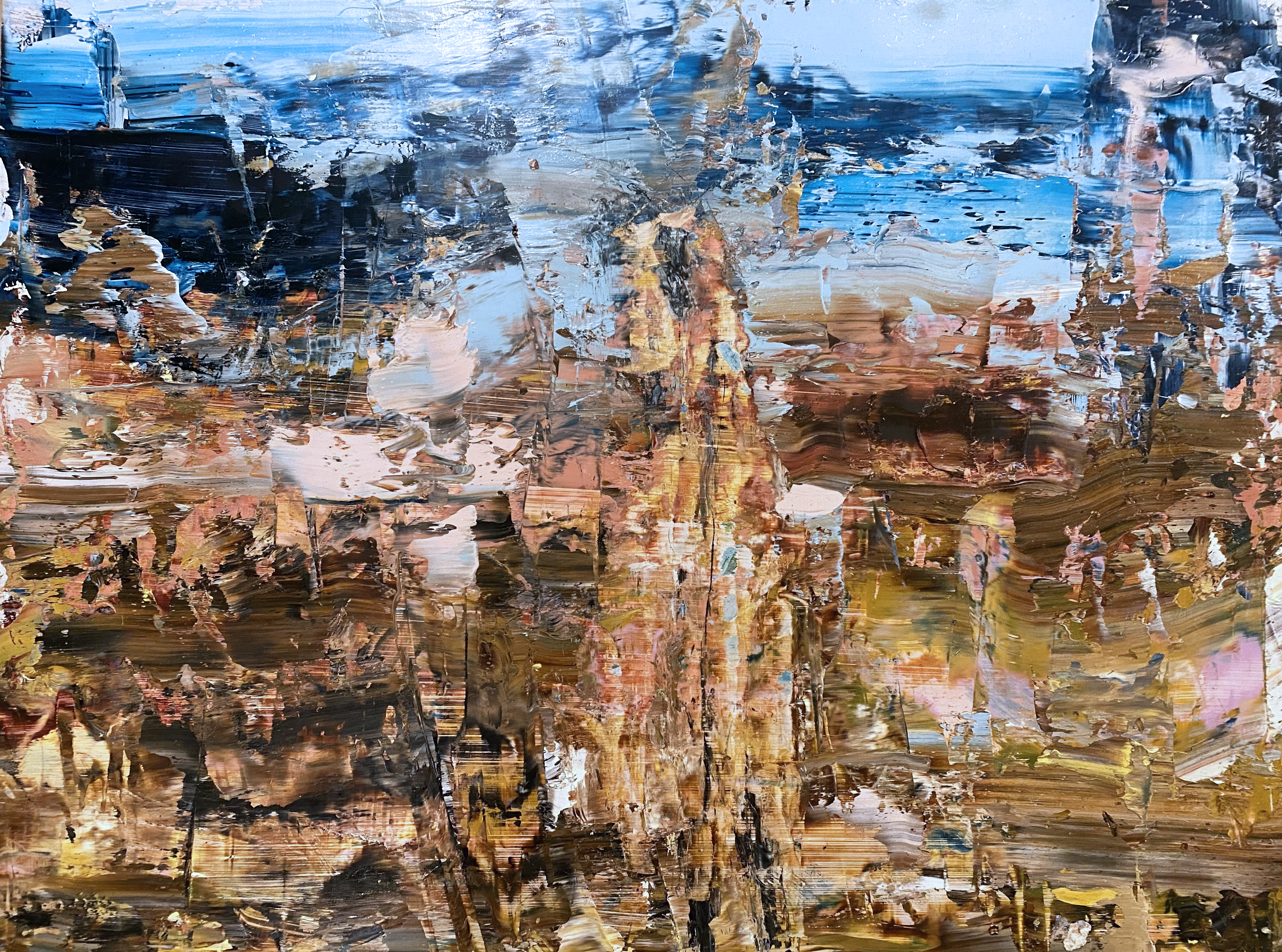 12. Untitled, 2022 oil on board [18 x 24 inches]