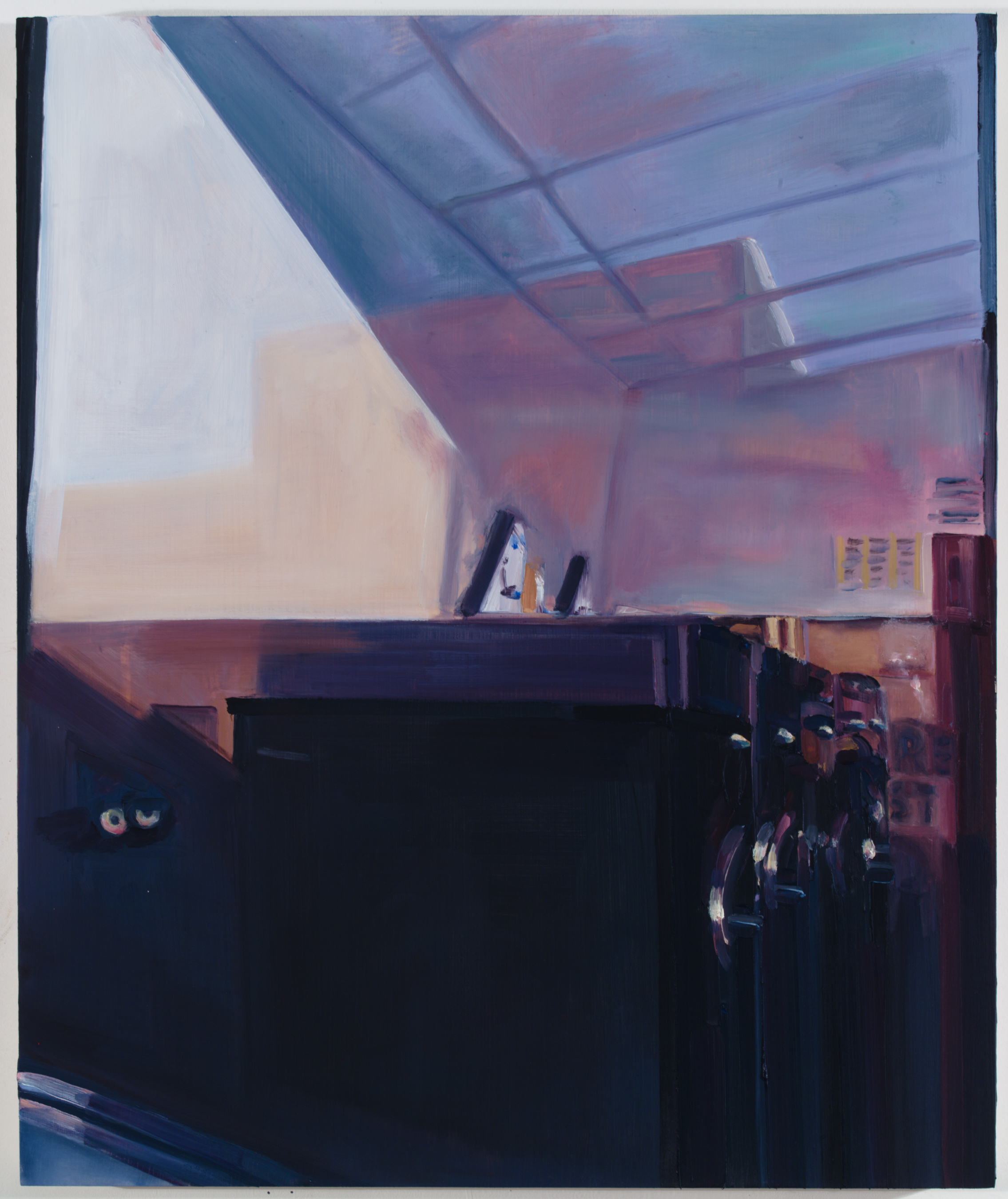 On the way, 2015, 24 x 20 in, Oil on panel