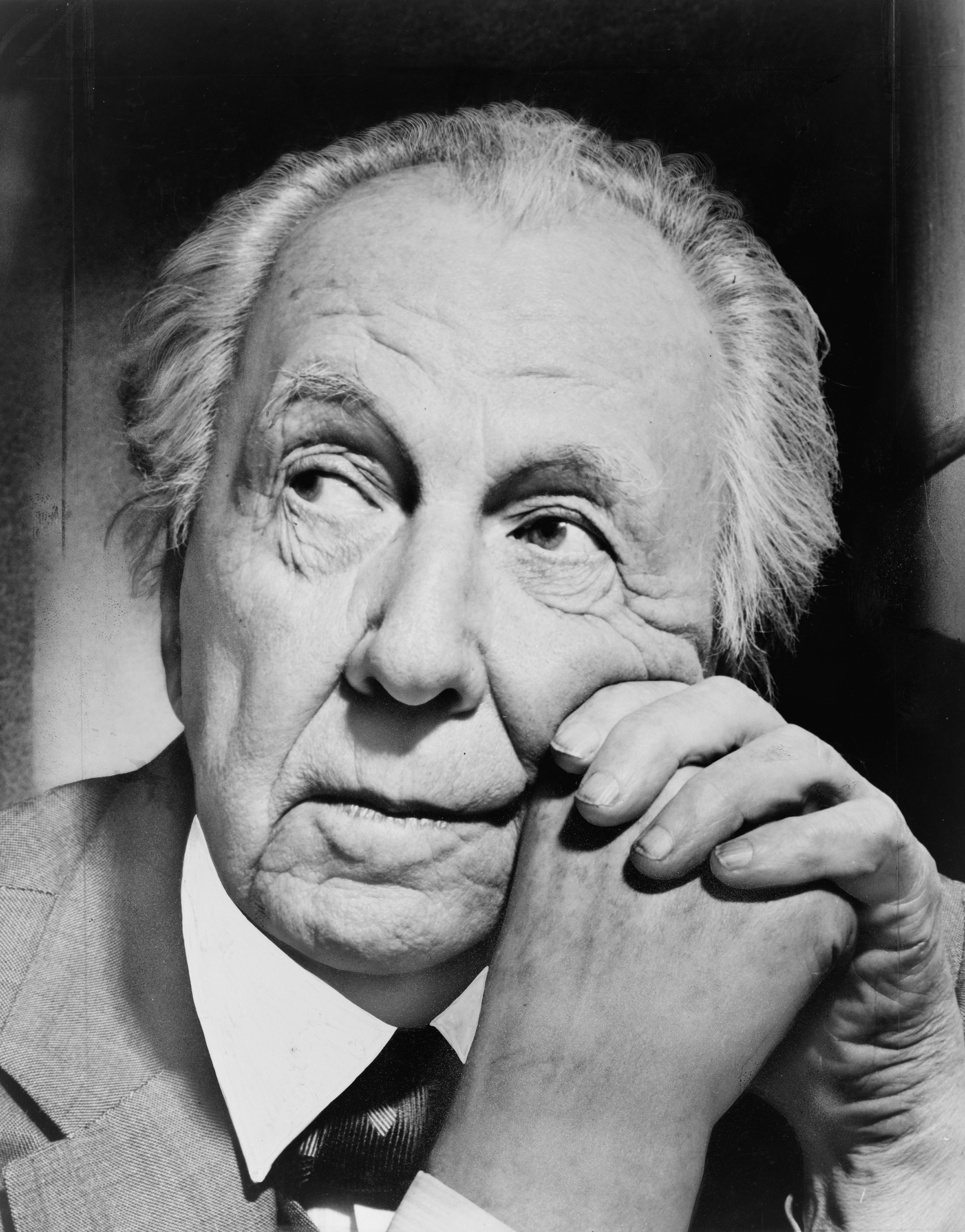 1. Portrait of Frank Lloyd Wright in 1954