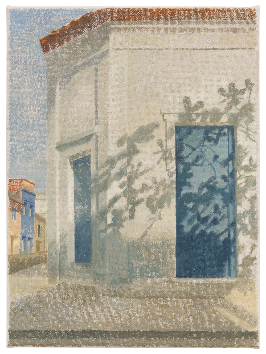 "Casa do centro", 2023, óleo sobre tela