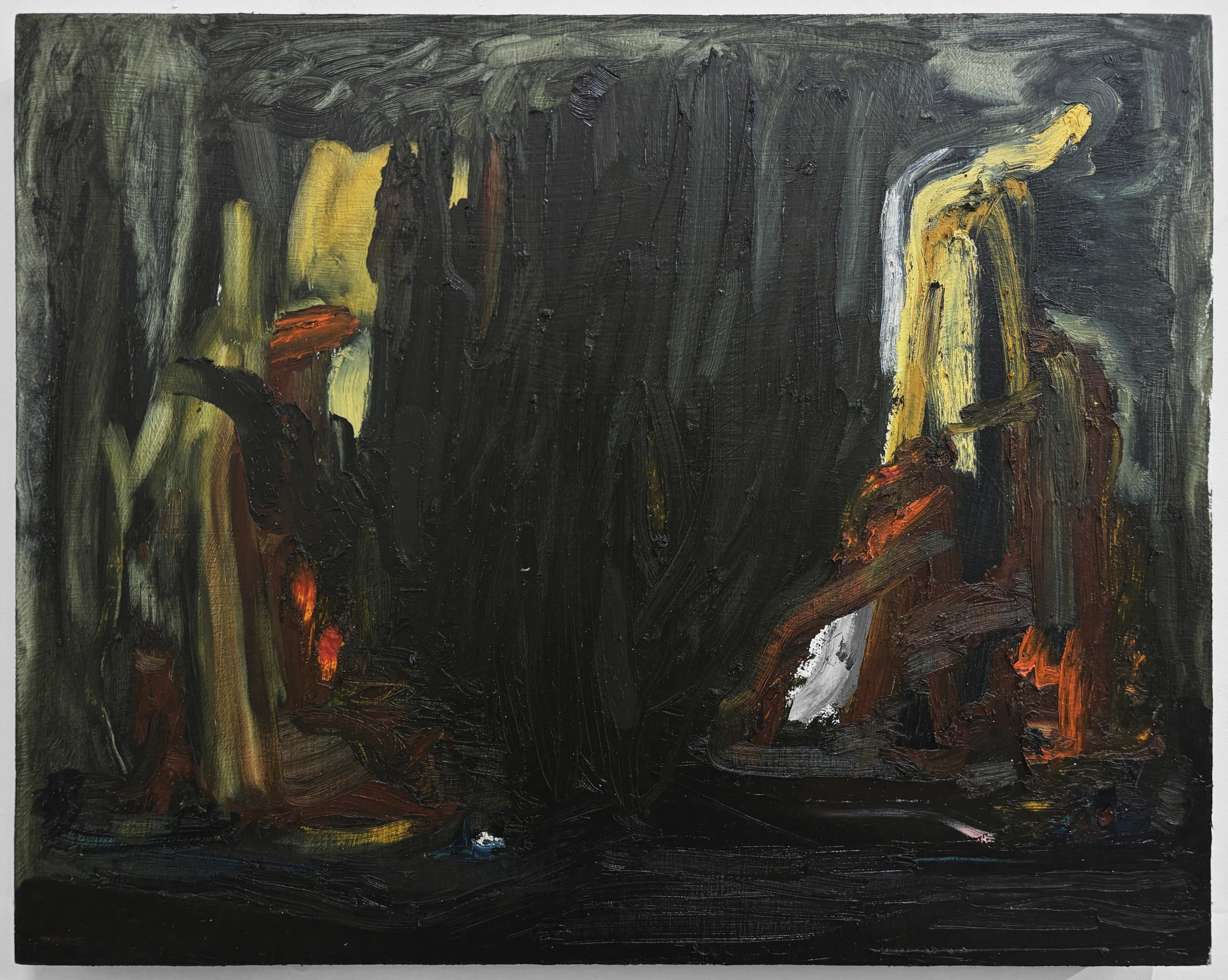 Apeiron II, 2024, oil on panel, 16 x 20 in.