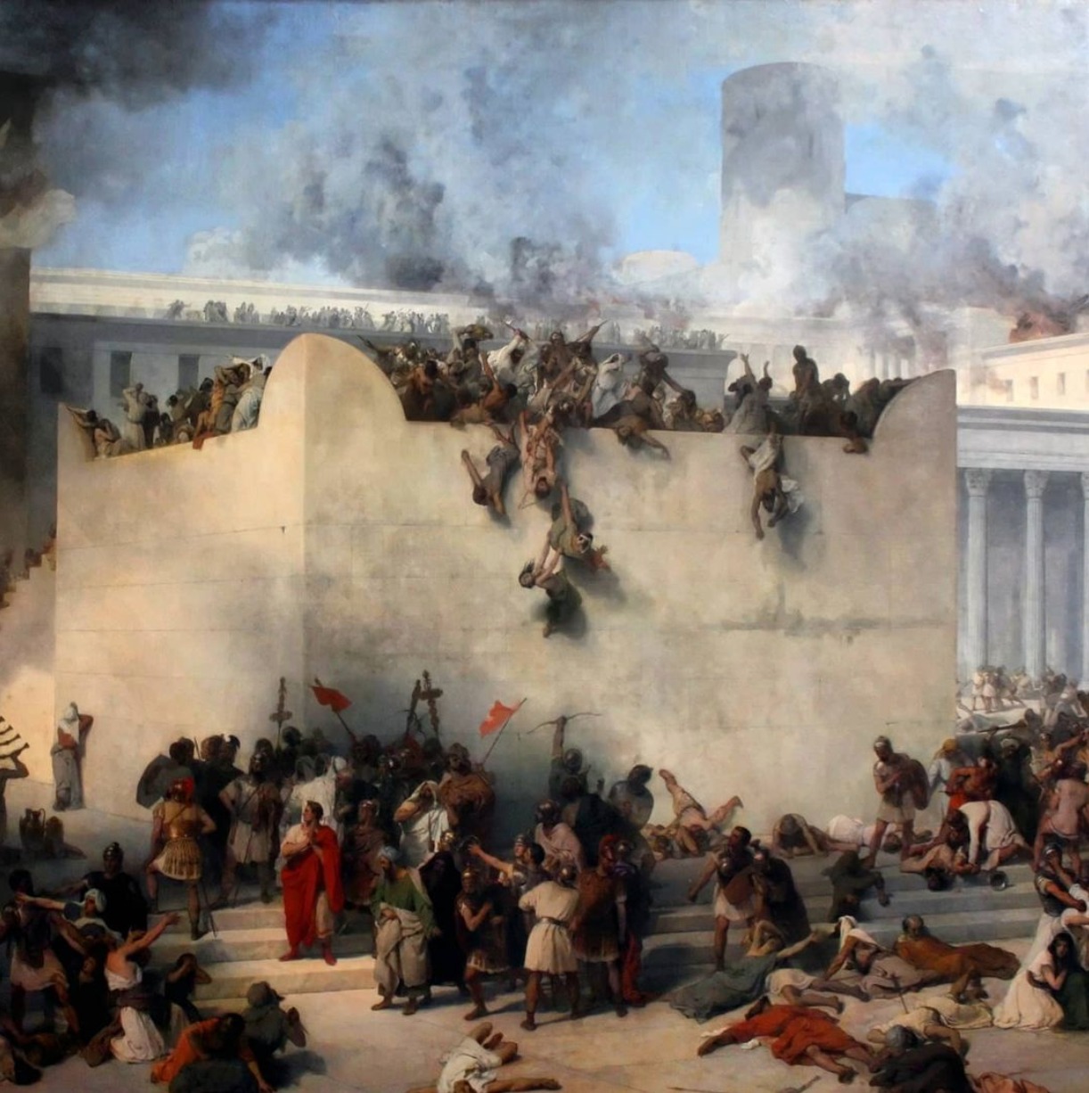 Francesco Hayez - Distruzione des tempio di Gerusalemme