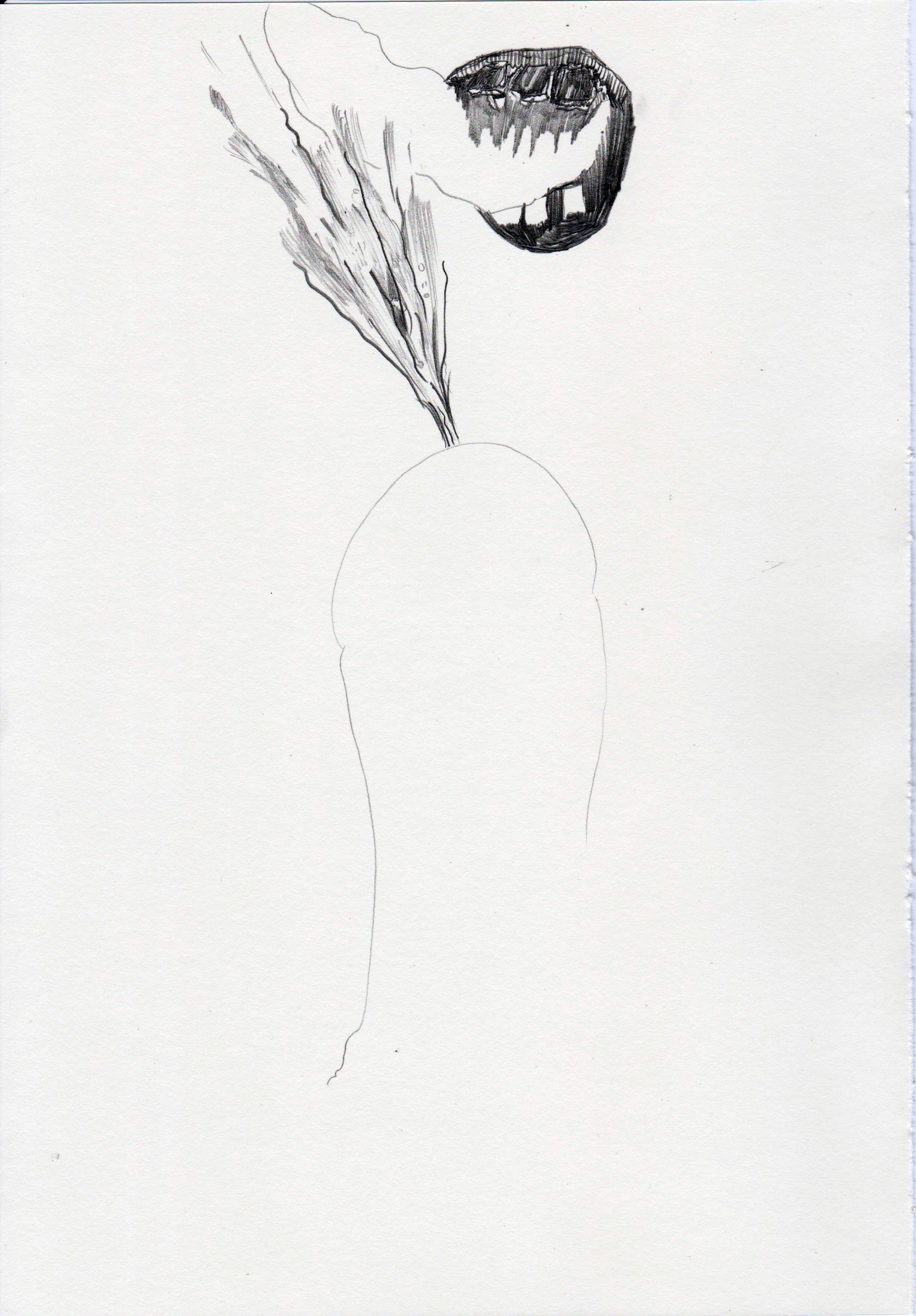 "Untitled", 2017. Pencil on paper, 29,7 x 21 cm