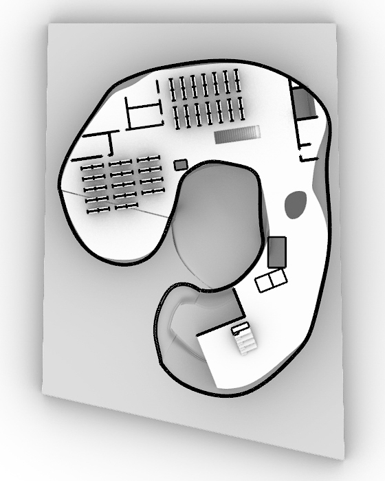 Floor 2 Plan (3/4)