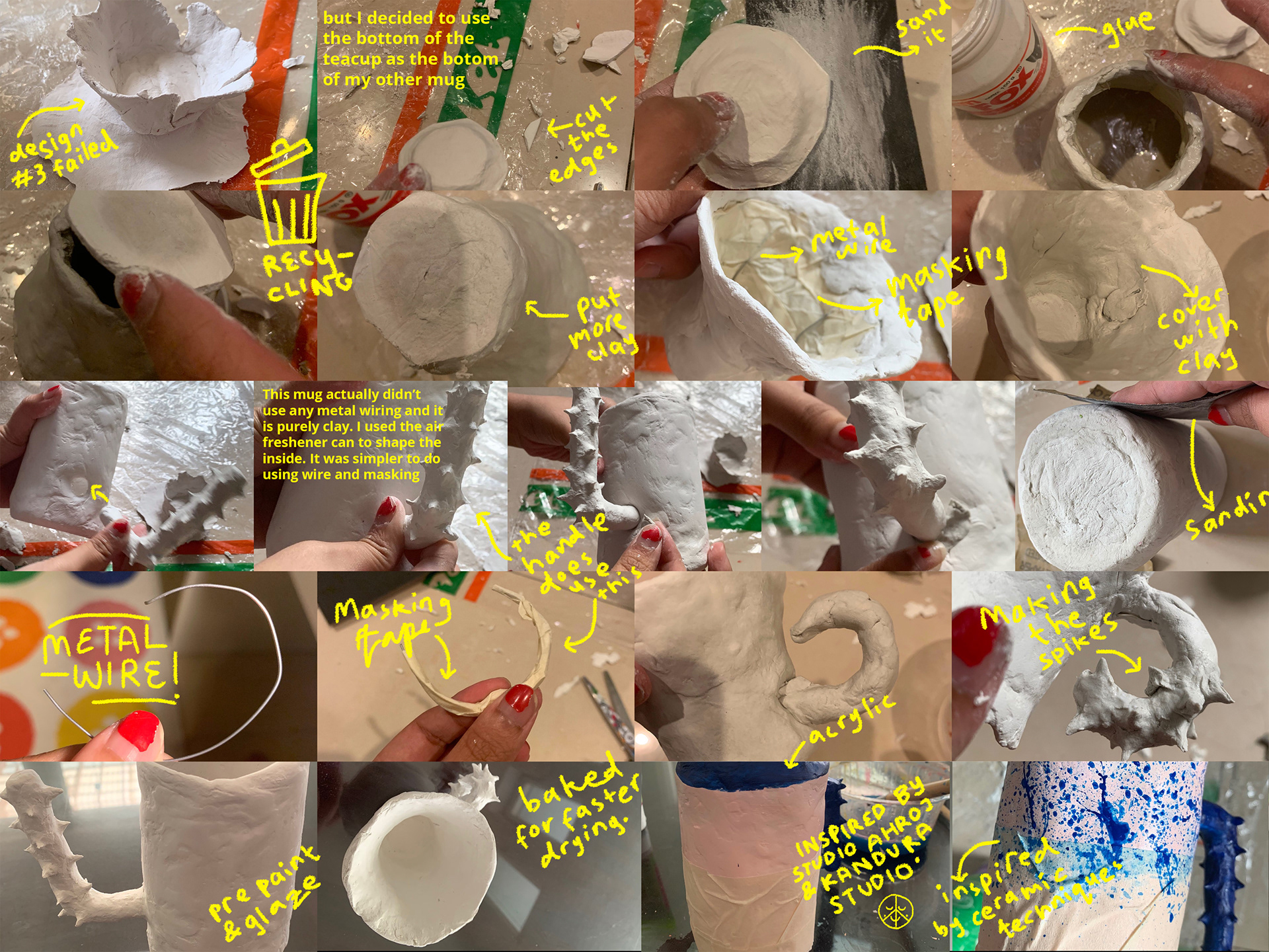 the making of the mugs