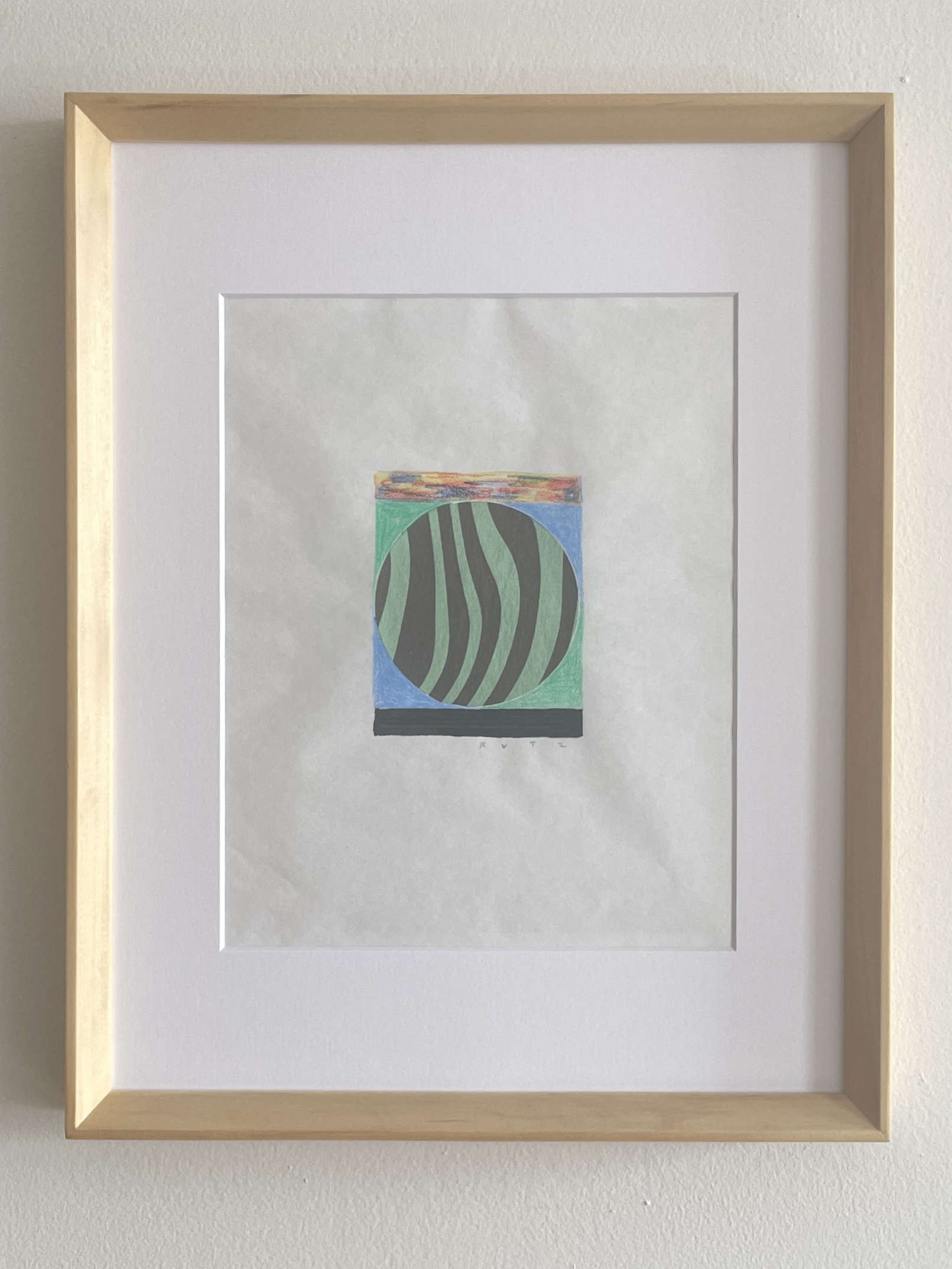 Untitled, collage on paper, 8" x 10," 2023