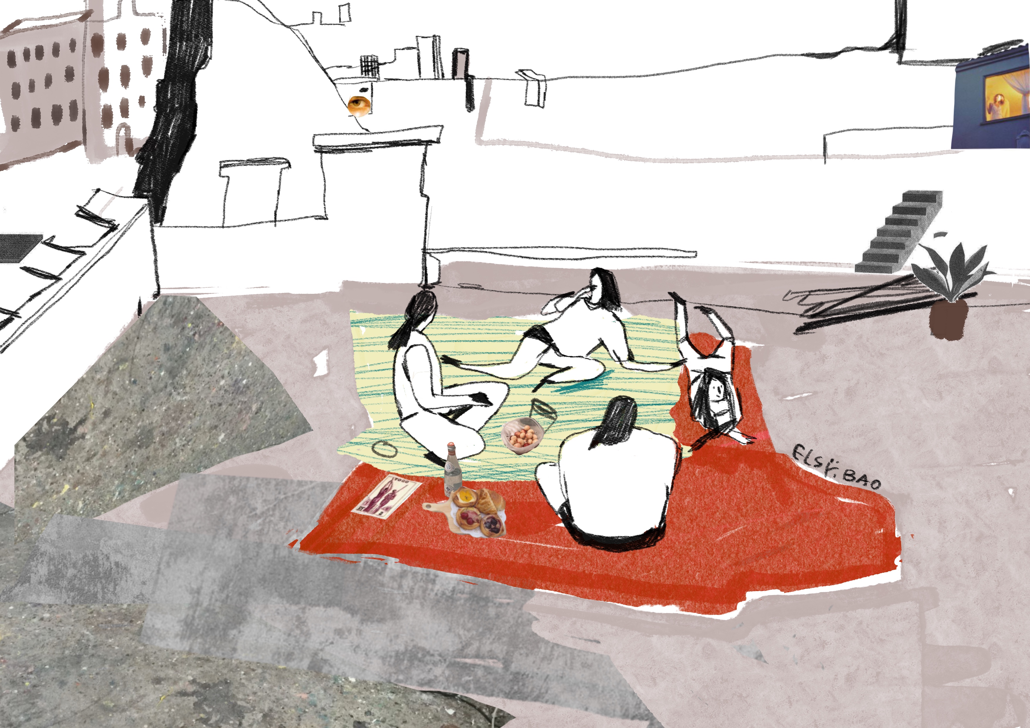 Go for a picnic- illustration / 2021