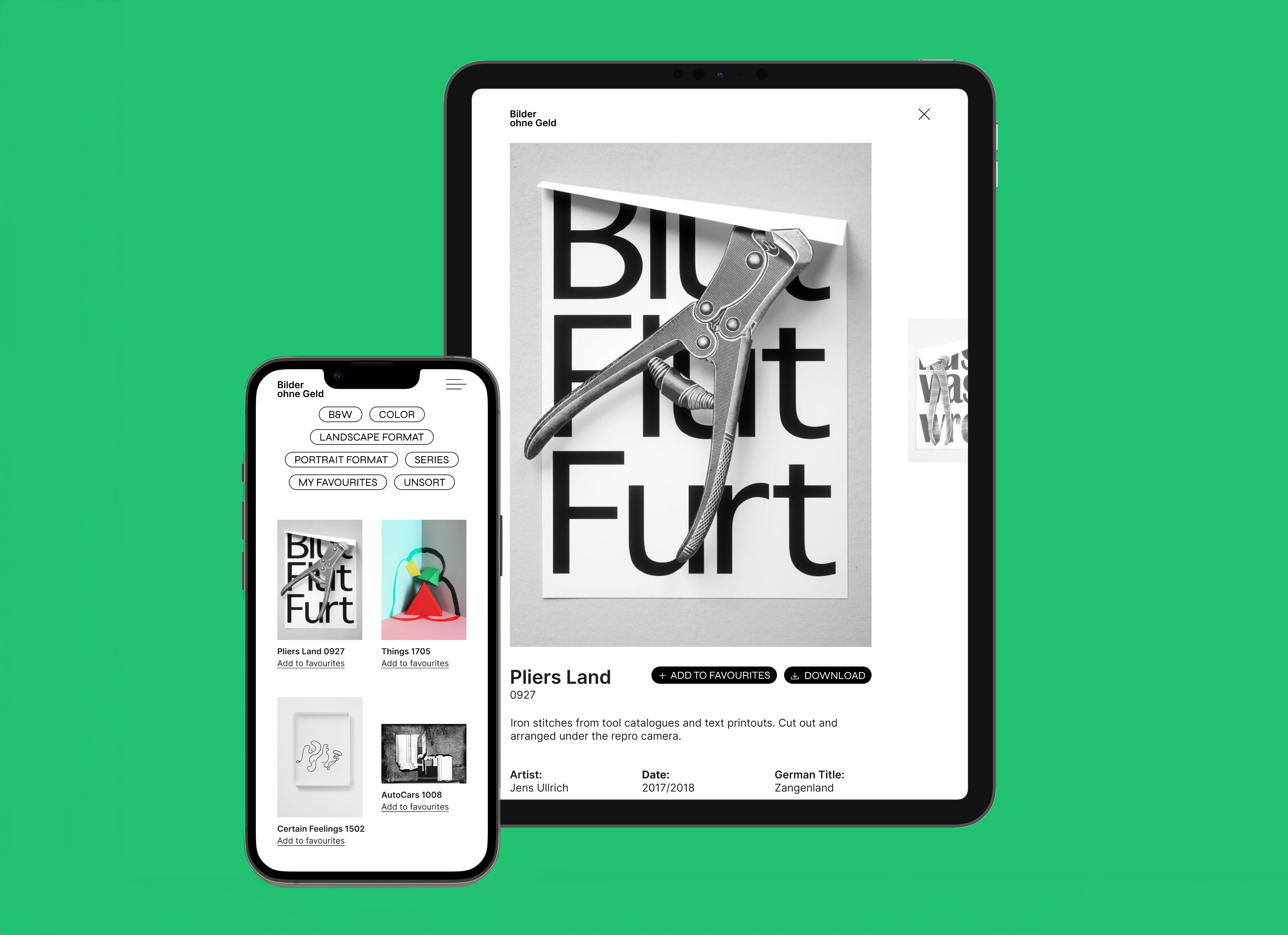 UX/UI design: bilder ohne geld