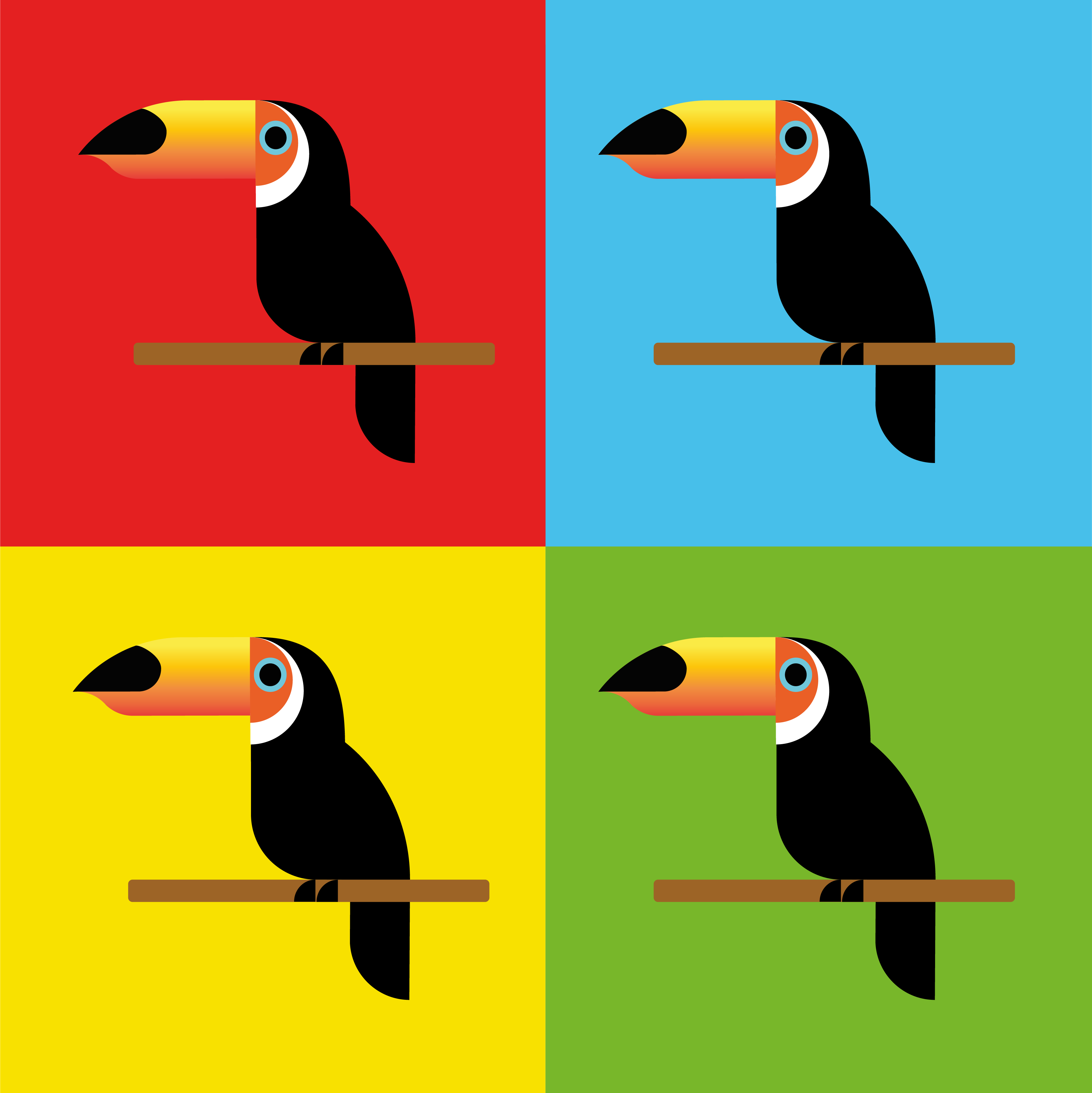 Terry the Toucan pop art