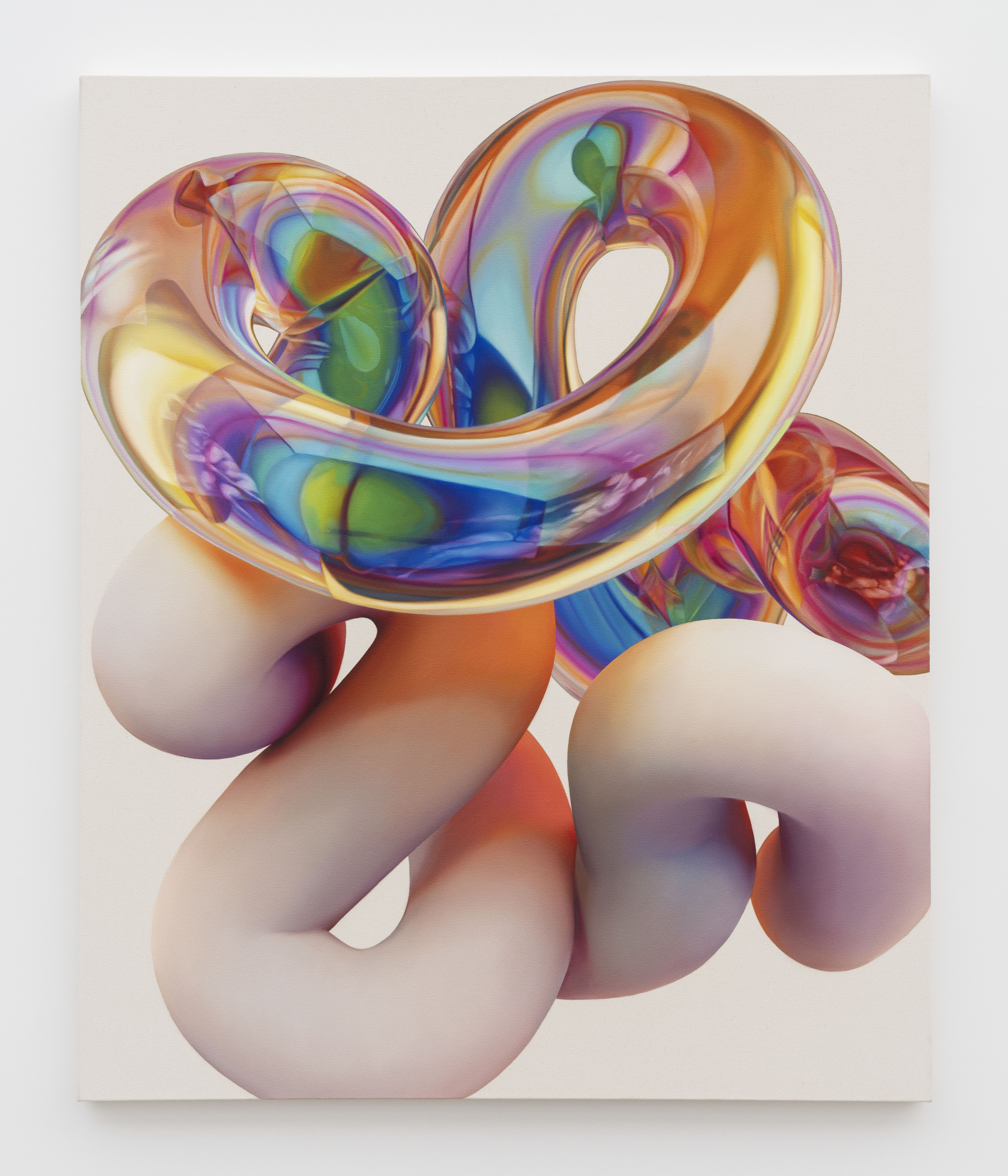 Diana and Callisto (Excerpt I), Oil on canvas, 58" x 48", 2024