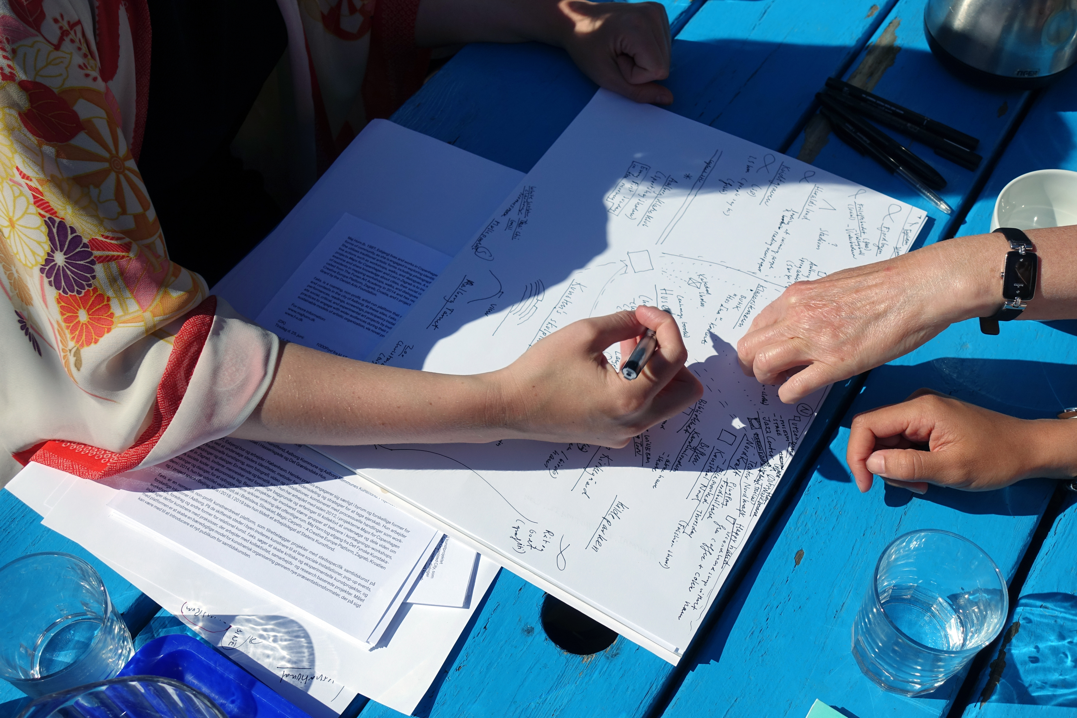 Documentation of workshop with Maj Horn at Huset, Aalborg, Denmark, 2019 (photocredit: Rikke Ehlers Nilsson)