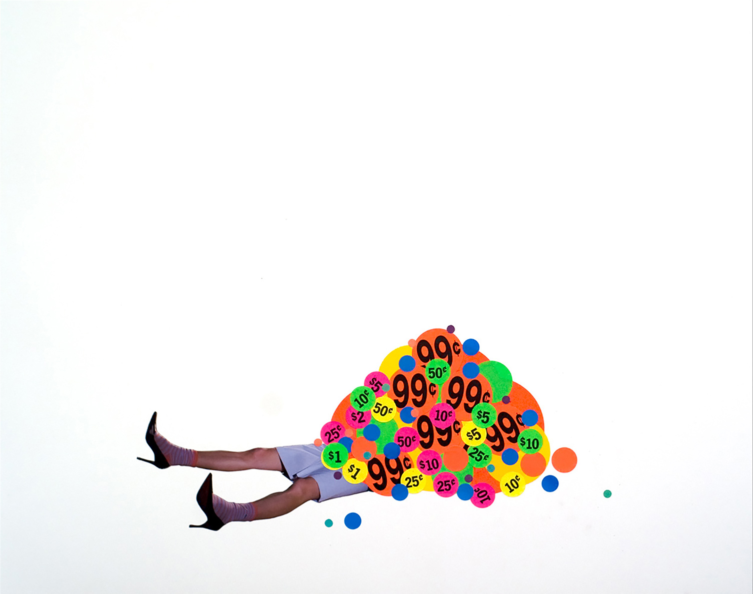 The Fall XXVIII, collage on paper, 14 x 17 in, 2014