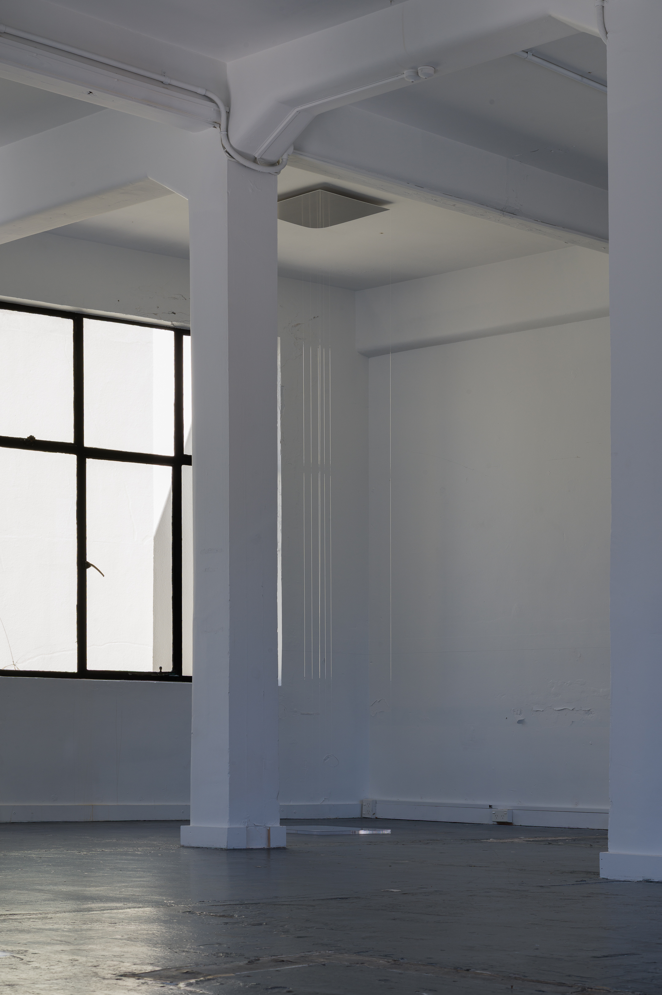 Column Schedule (Parts I-IV), 2025, Part IV, acrylic, aluminium, nylon, 3540 × 565 × 510 mm, 4:26PM, 11 November 2025