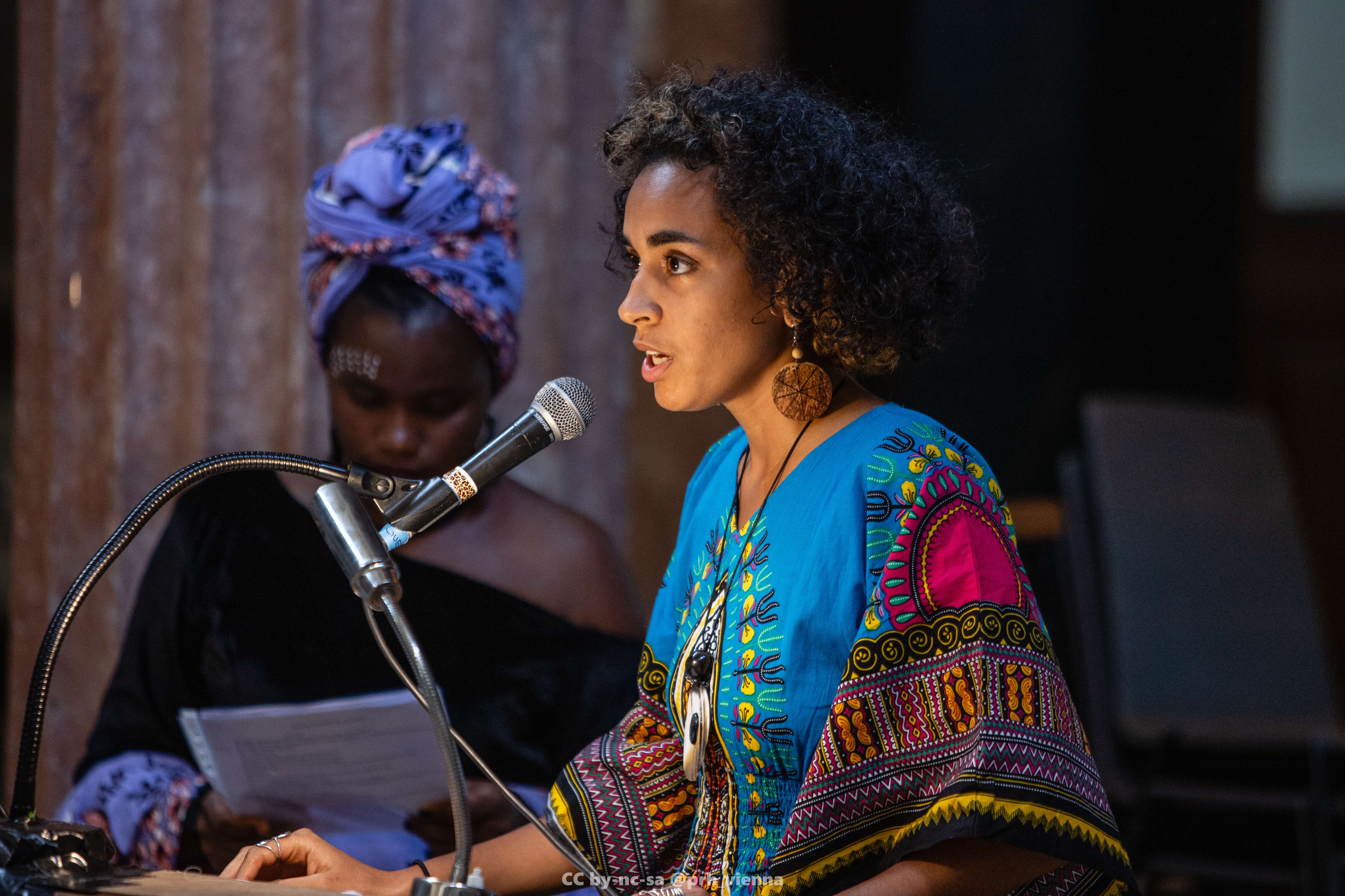 Lecto-Performance with Mariama Nzinga Diallo. MUSMIG/ WIENWOCHE   Foto: nc-sa, 2023