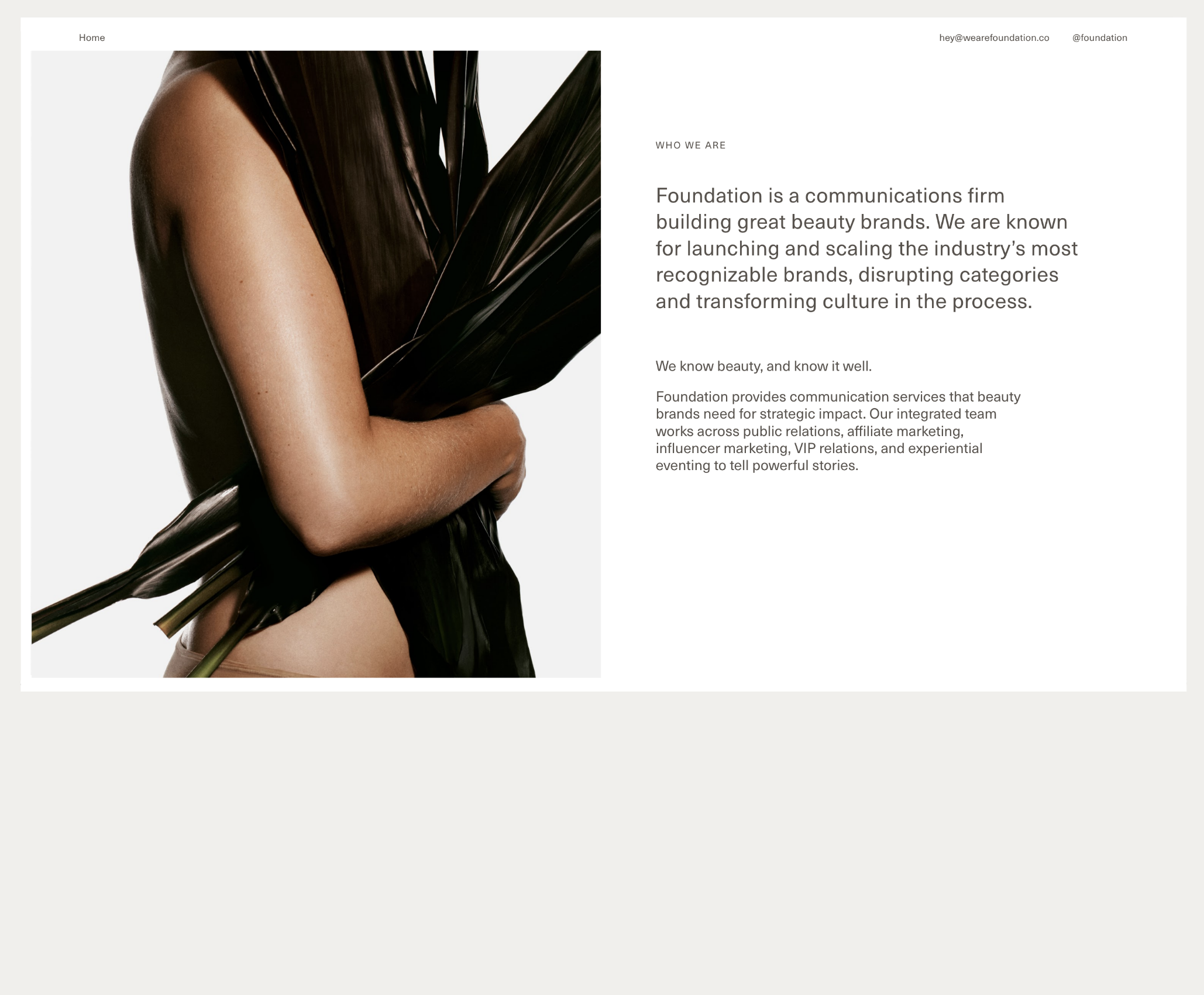 2.7 About Page, Desktop