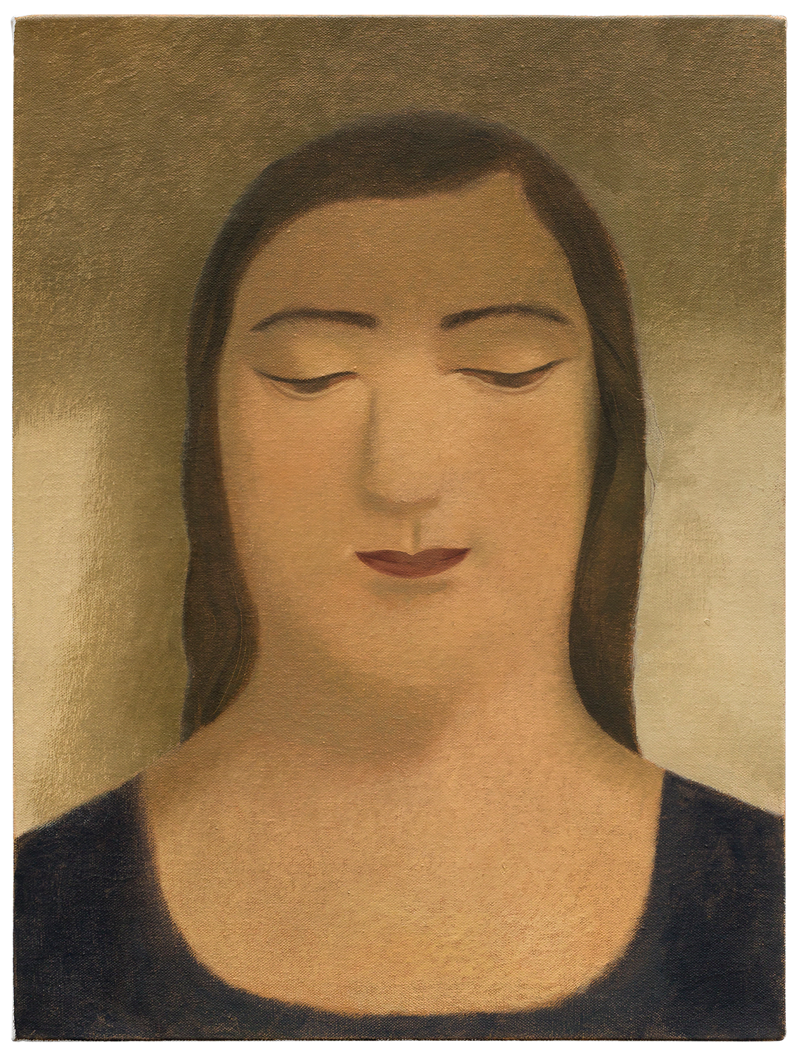 "Um rosto de mulher", 2024, óleo sobre tela