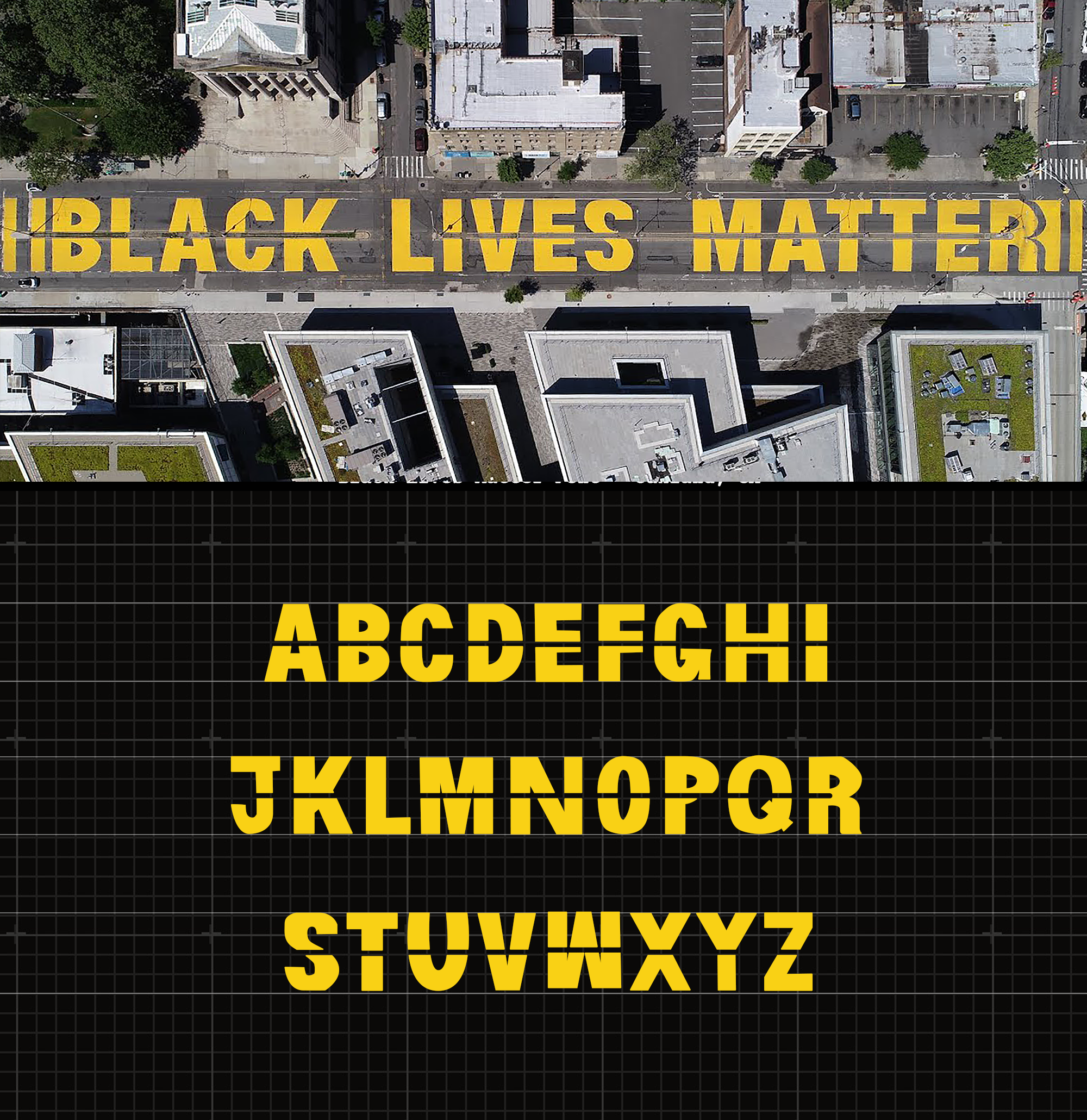 Black Lives Matter Oakland Font